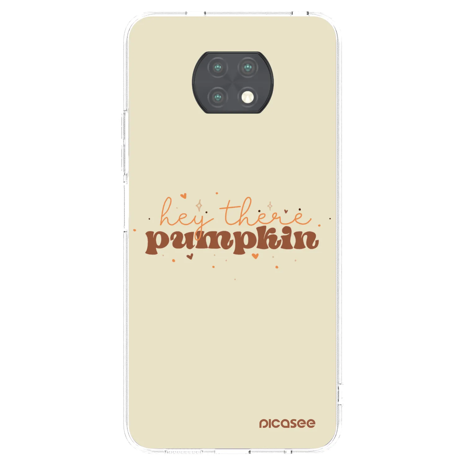 Picasee silikónový prehľadný obal pre Xiaomi Redmi Note 9T - Hey there pumpkin