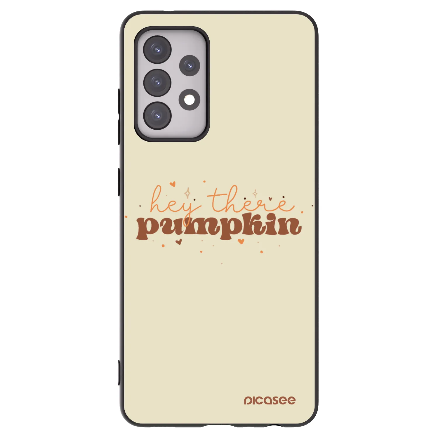 Picasee silikónový čierny obal pre Samsung Galaxy A52s 5G A528B - Hey there pumpkin