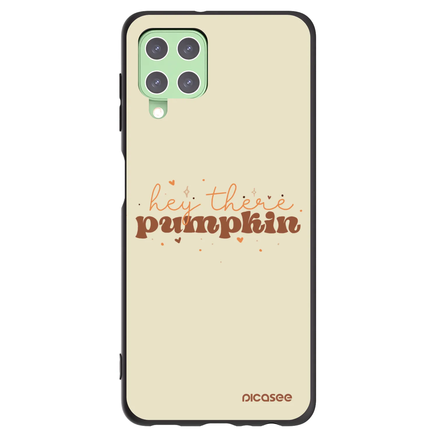 Picasee silikónový čierny obal pre Samsung Galaxy A22 A225F 4G - Hey there pumpkin