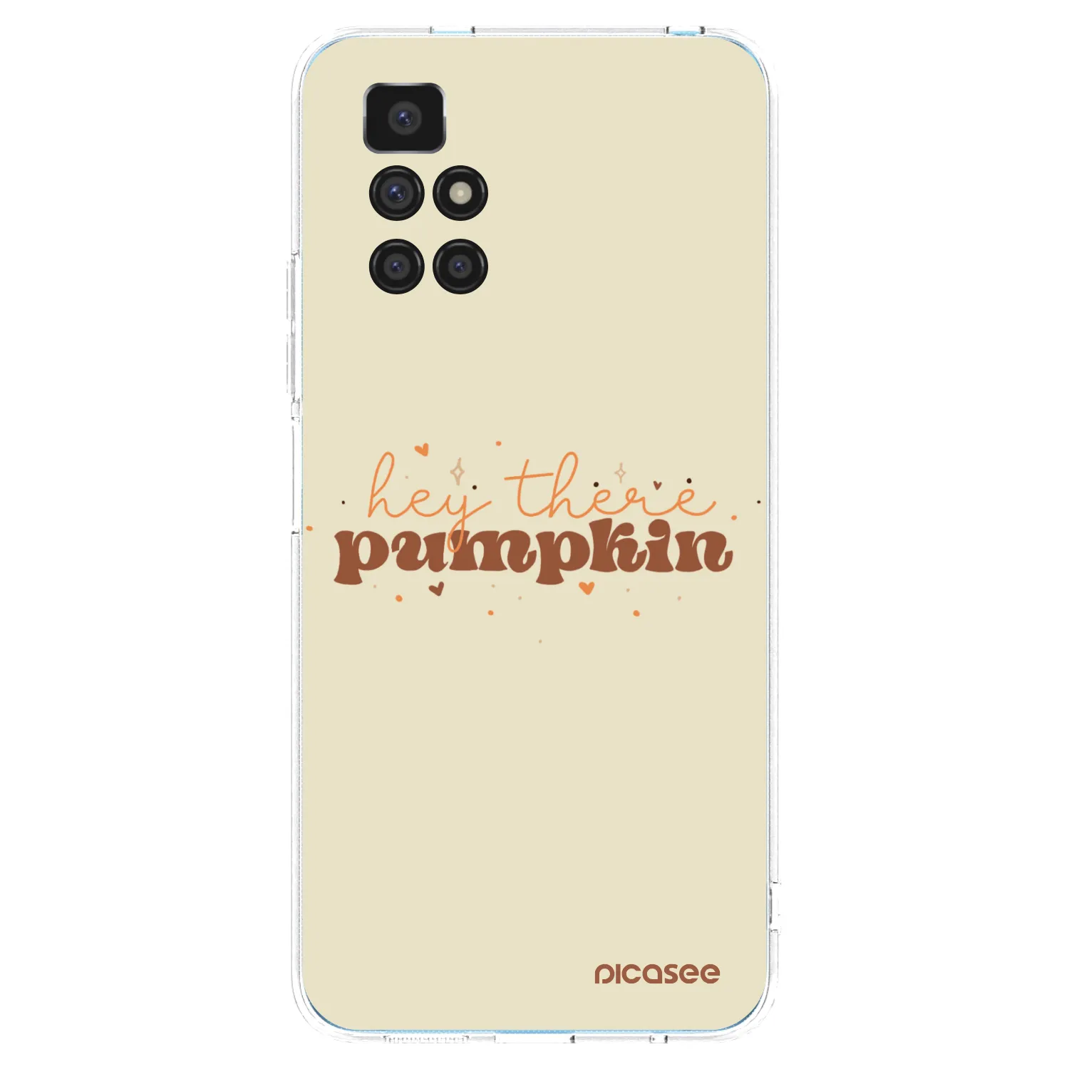 Picasee silikónový prehľadný obal pre Xiaomi Redmi 10 - Hey there pumpkin