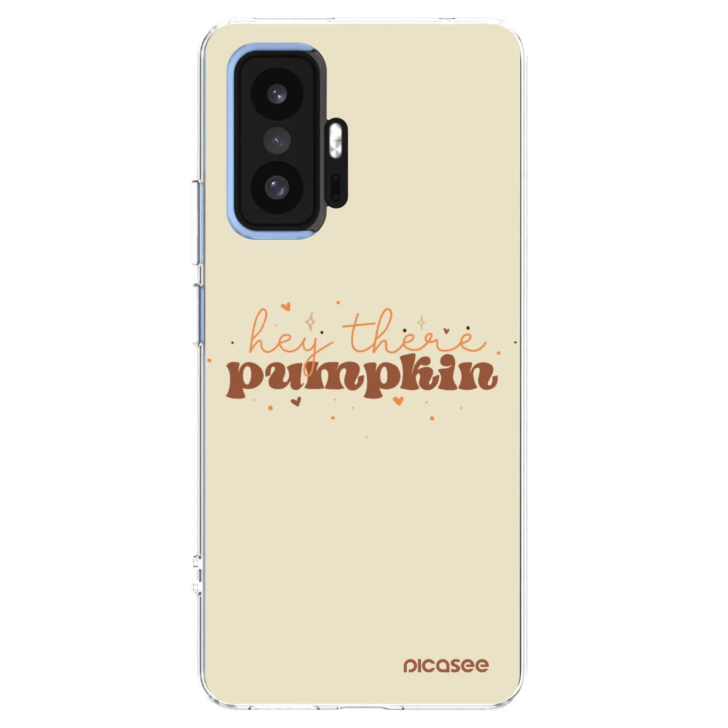 Picasee silikónový prehľadný obal pre Xiaomi 11T - Hey there pumpkin