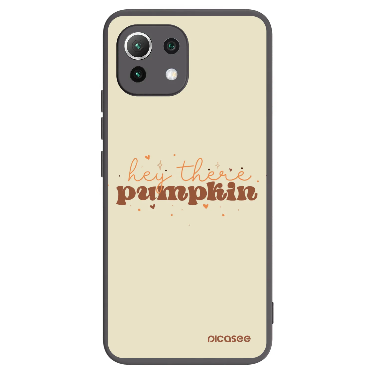 Picasee silikónový čierny obal pre Xiaomi 11 Lite 5G NE - Hey there pumpkin