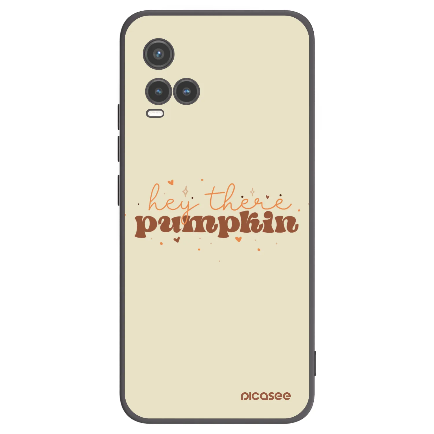 Picasee silikónový čierny obal pre Vivo Y33s - Hey there pumpkin