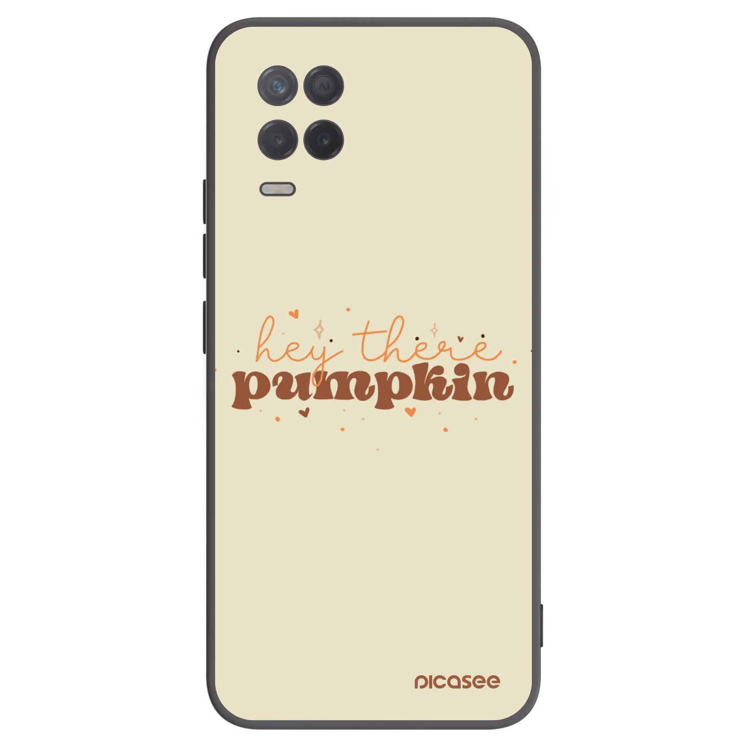 Picasee silikónový čierny obal pre Realme 8 5G - Hey there pumpkin