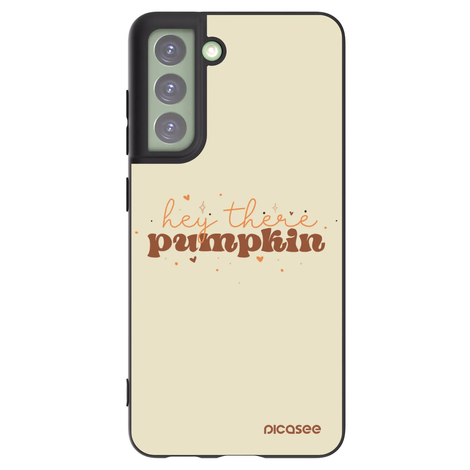 Picasee silikónový čierny obal pre Samsung Galaxy S21 FE 5G - Hey there pumpkin