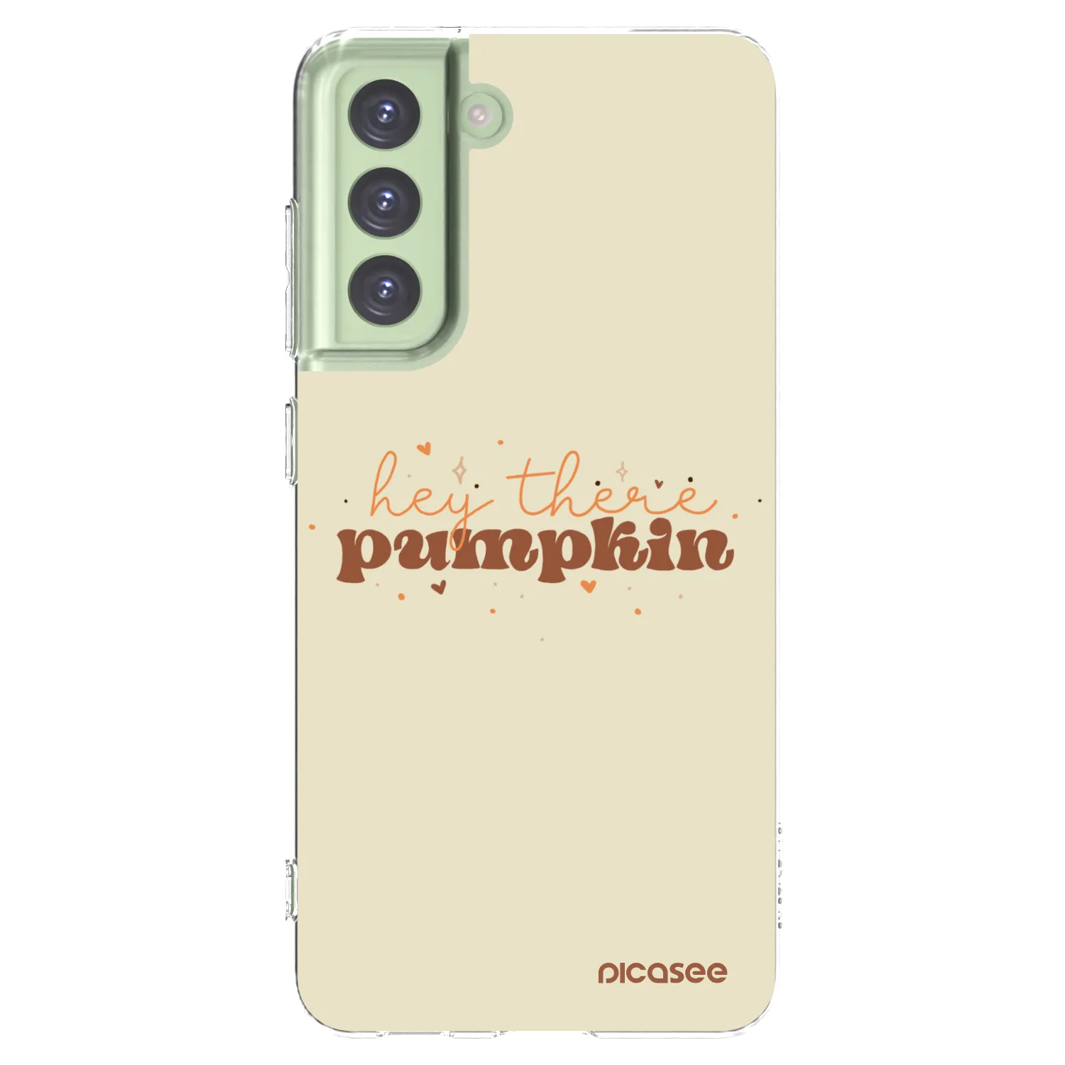 Picasee silikónový prehľadný obal pre Samsung Galaxy S21 FE 5G - Hey there pumpkin