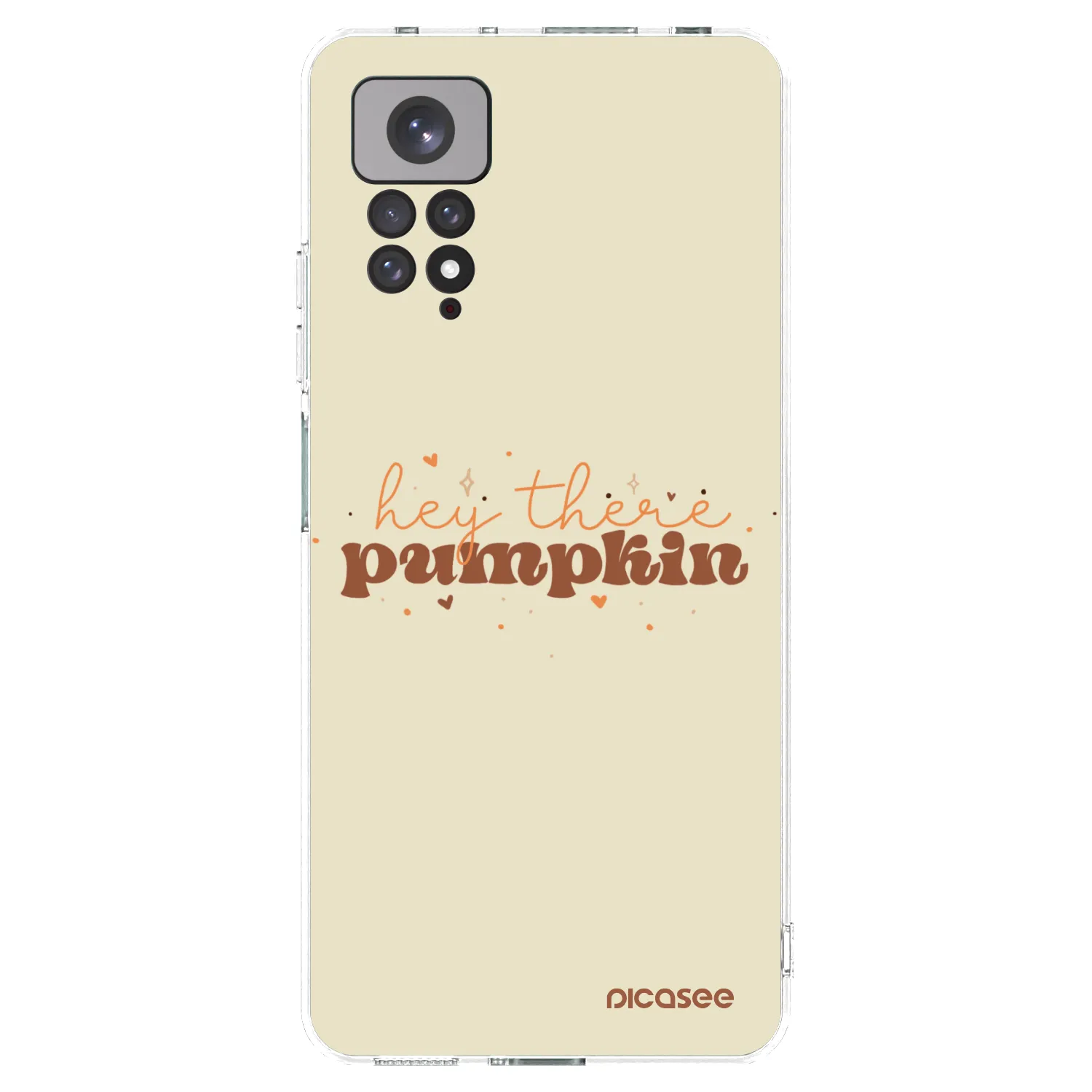 Picasee silikónový prehľadný obal pre Xiaomi Redmi Note 11 - Hey there pumpkin