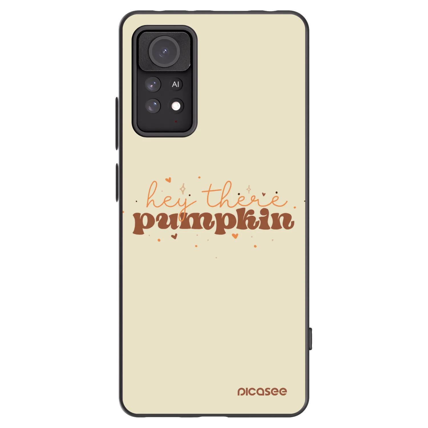 Picasee silikónový čierny obal pre Xiaomi Redmi Note 11 Pro - Hey there pumpkin