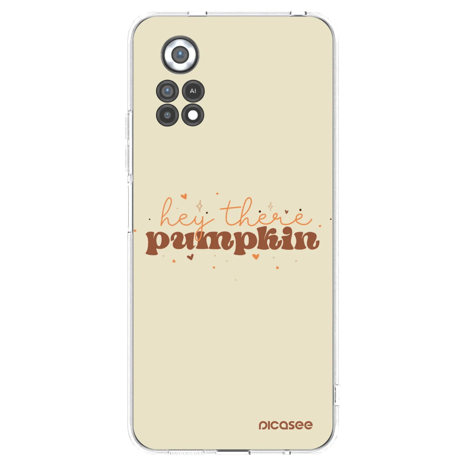 Picasee silikónový prehľadný obal pre Xiaomi Poco X4 Pro 5G - Hey there pumpkin