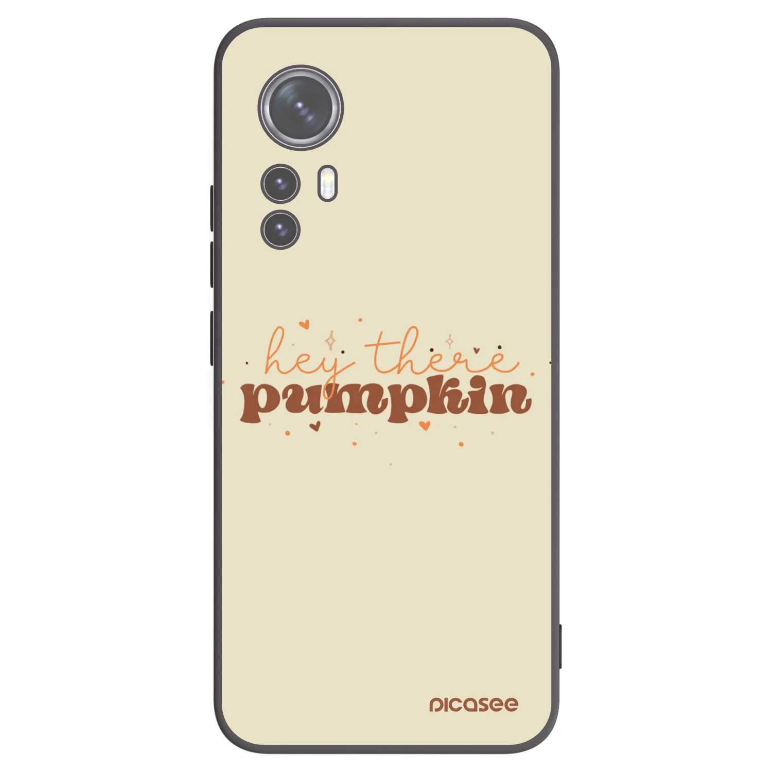 Picasee silikónový čierny obal pre Xiaomi 12 - Hey there pumpkin