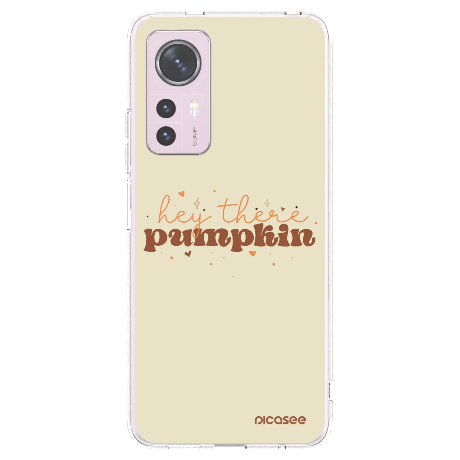 Picasee silikónový prehľadný obal pre Xiaomi 12 - Hey there pumpkin