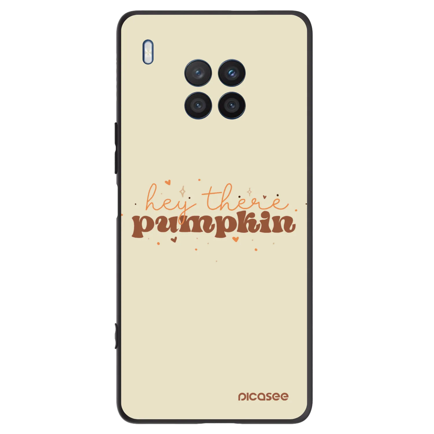 Picasee silikónový čierny obal pre Honor 50 Lite - Hey there pumpkin