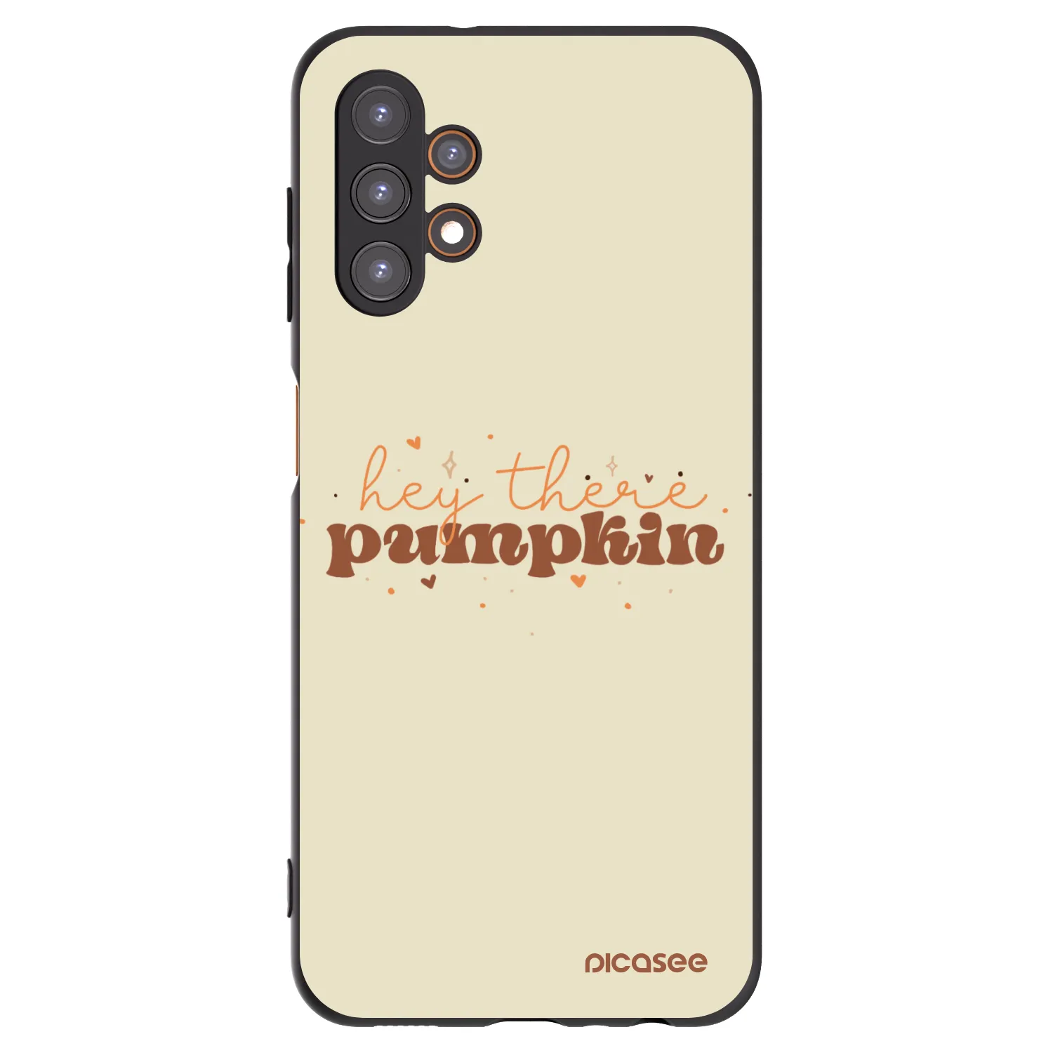 Picasee silikónový čierny obal pre Samsung Galaxy A13 4G A135 - Hey there pumpkin