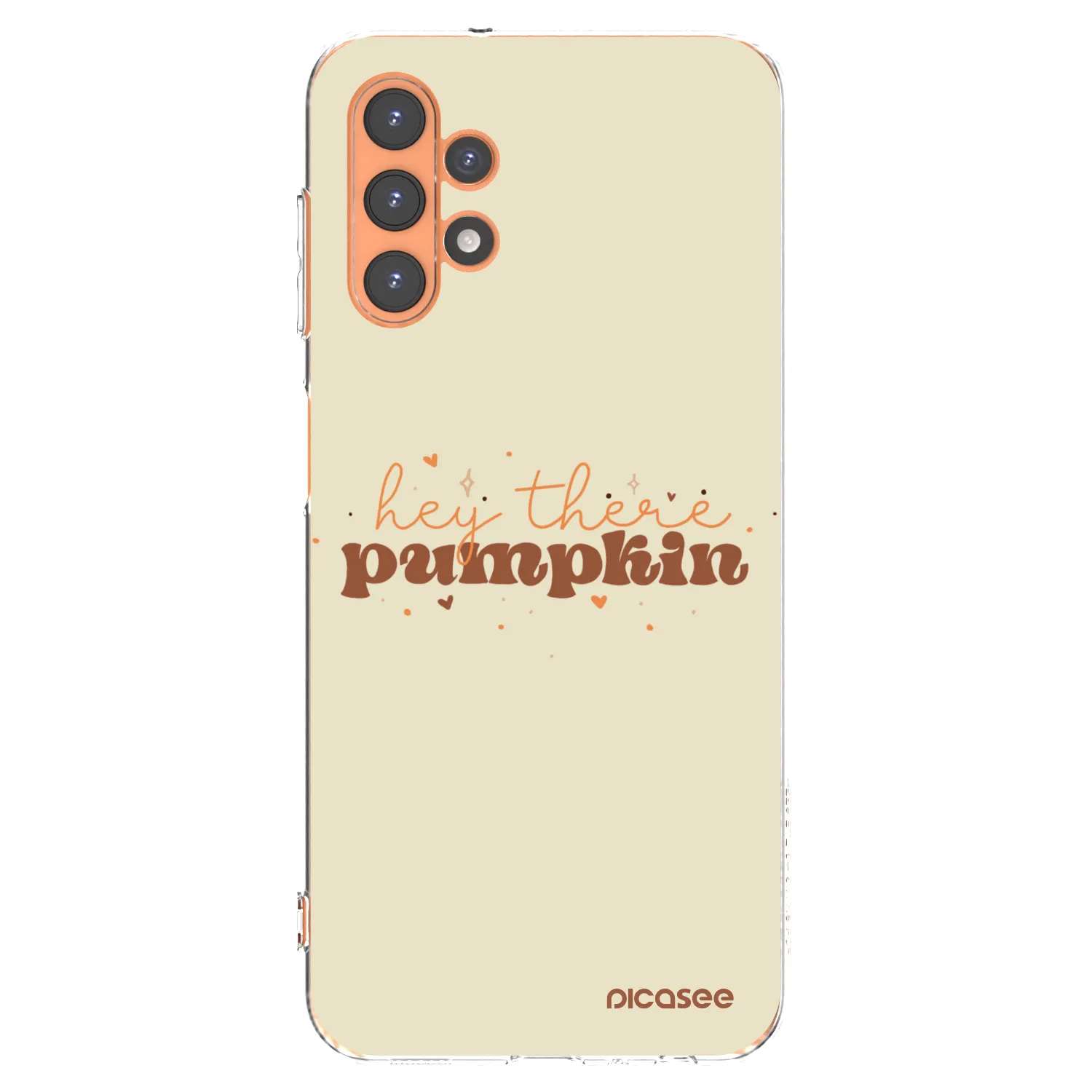 Picasee silikónový prehľadný obal pre Samsung Galaxy A13 4G A135 - Hey there pumpkin