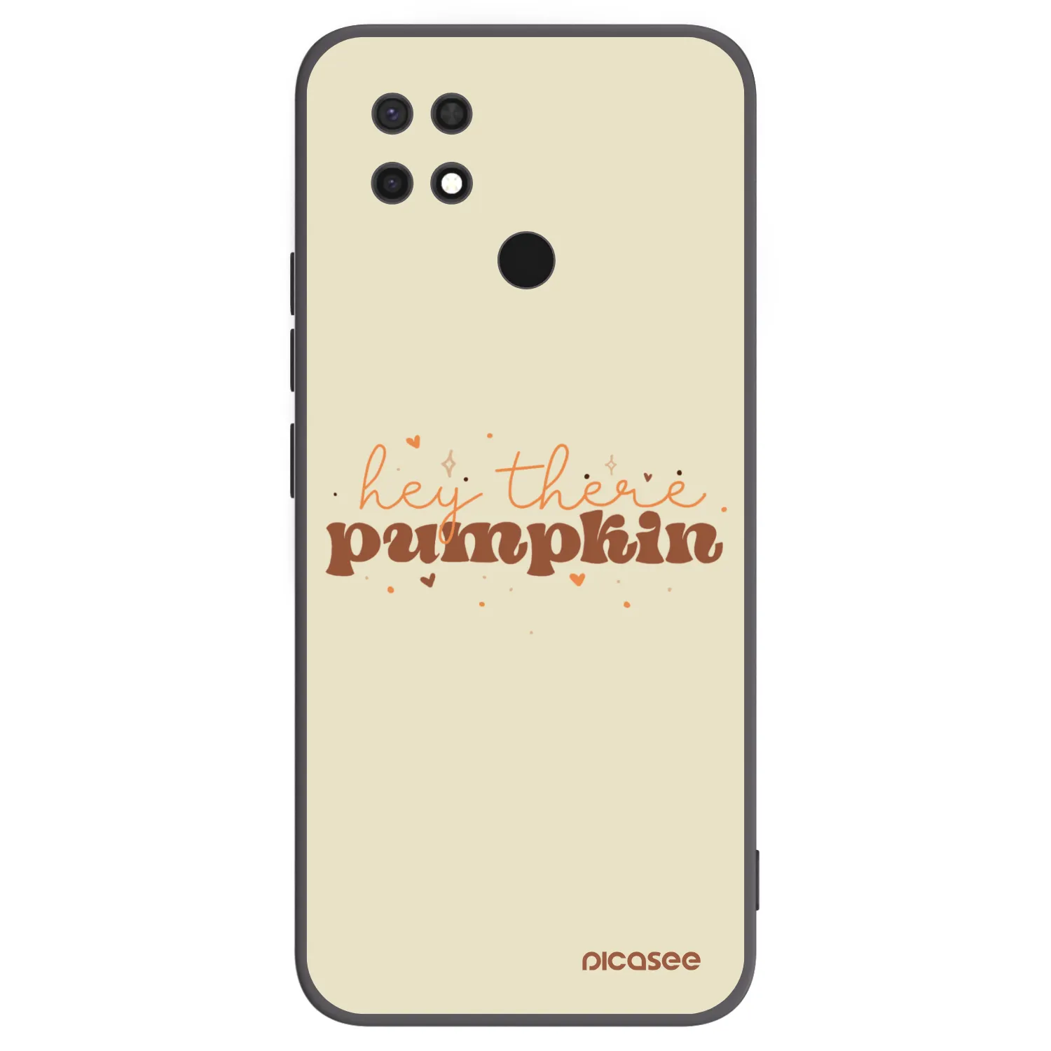 Picasee silikónový čierny obal pre Xiaomi Redmi 10C - Hey there pumpkin