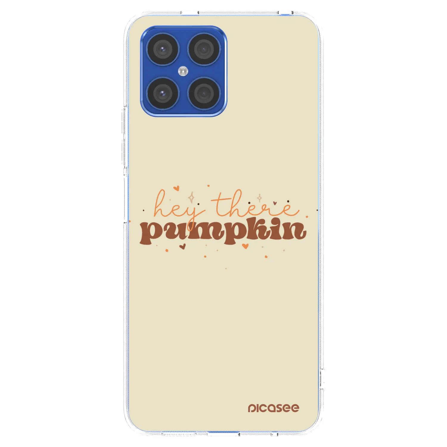 Picasee silikónový prehľadný obal pre Honor X8 4G - Hey there pumpkin