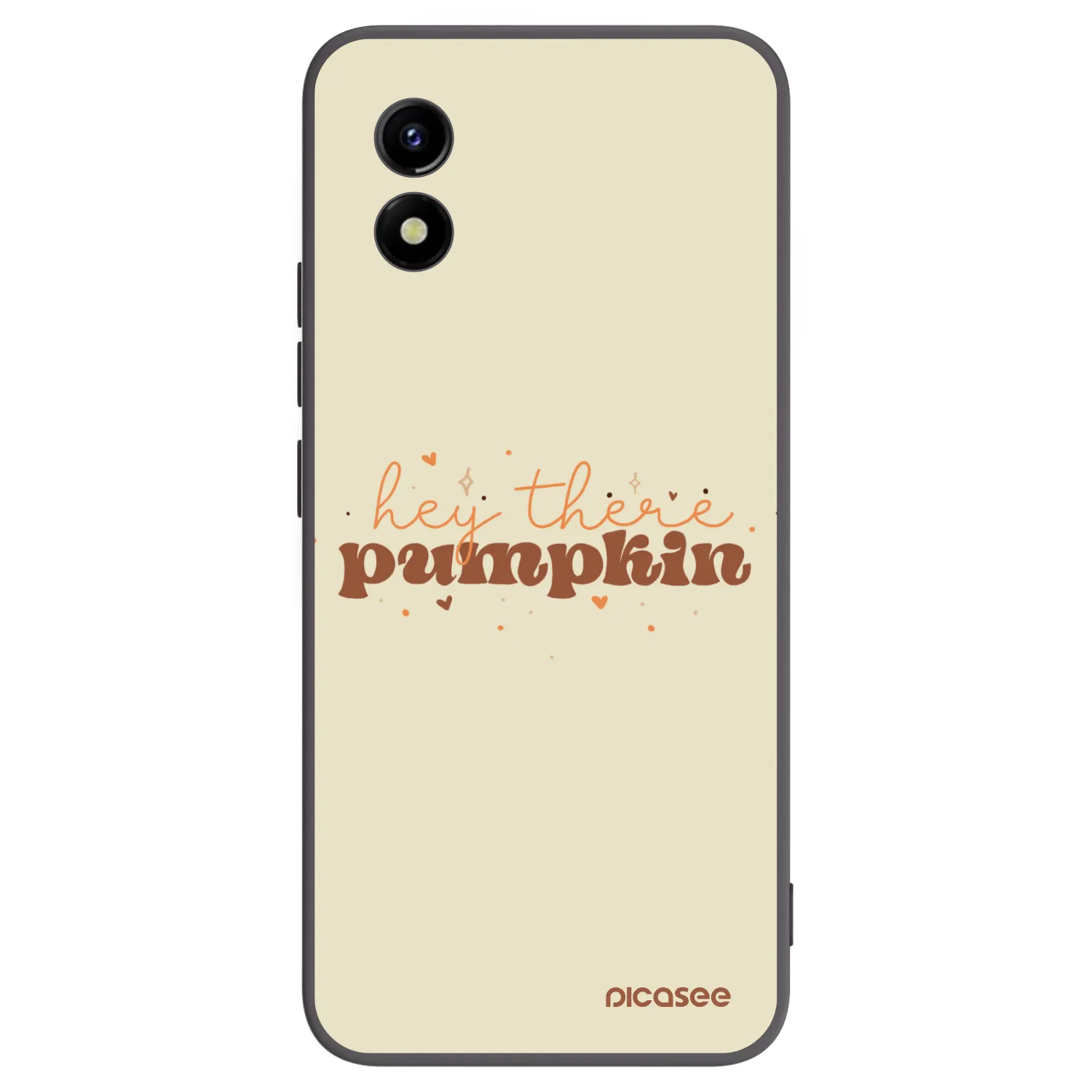 Picasee silikónový čierny obal pre Vivo Y01 - Hey there pumpkin