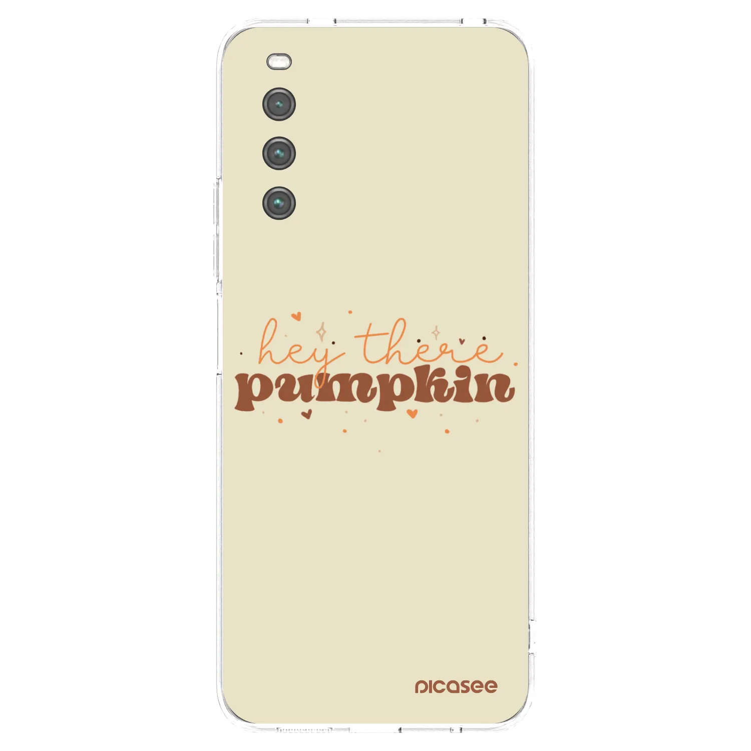 Picasee silikónový prehľadný obal pre Sony Xperia 10 IV 5G - Hey there pumpkin