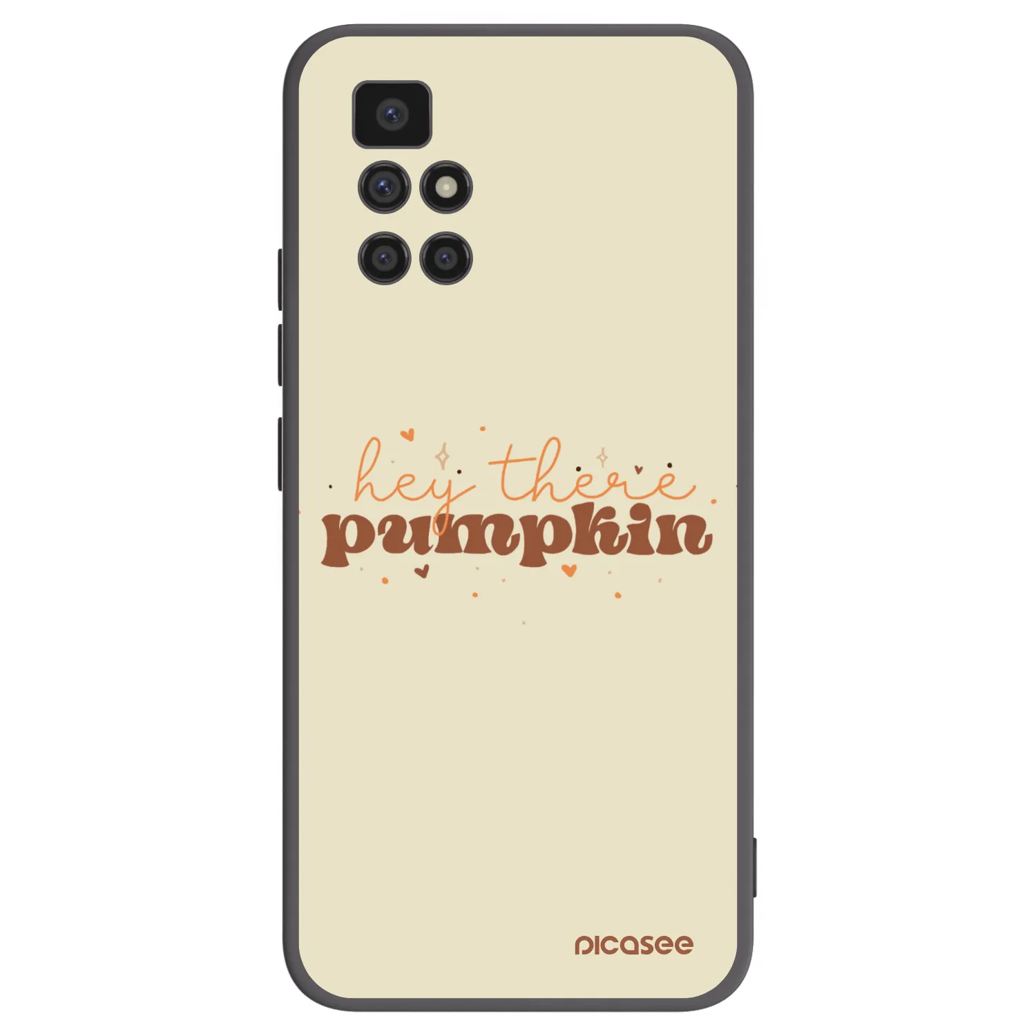 Picasee silikónový čierny obal pre Xiaomi Redmi 10 (2022) - Hey there pumpkin