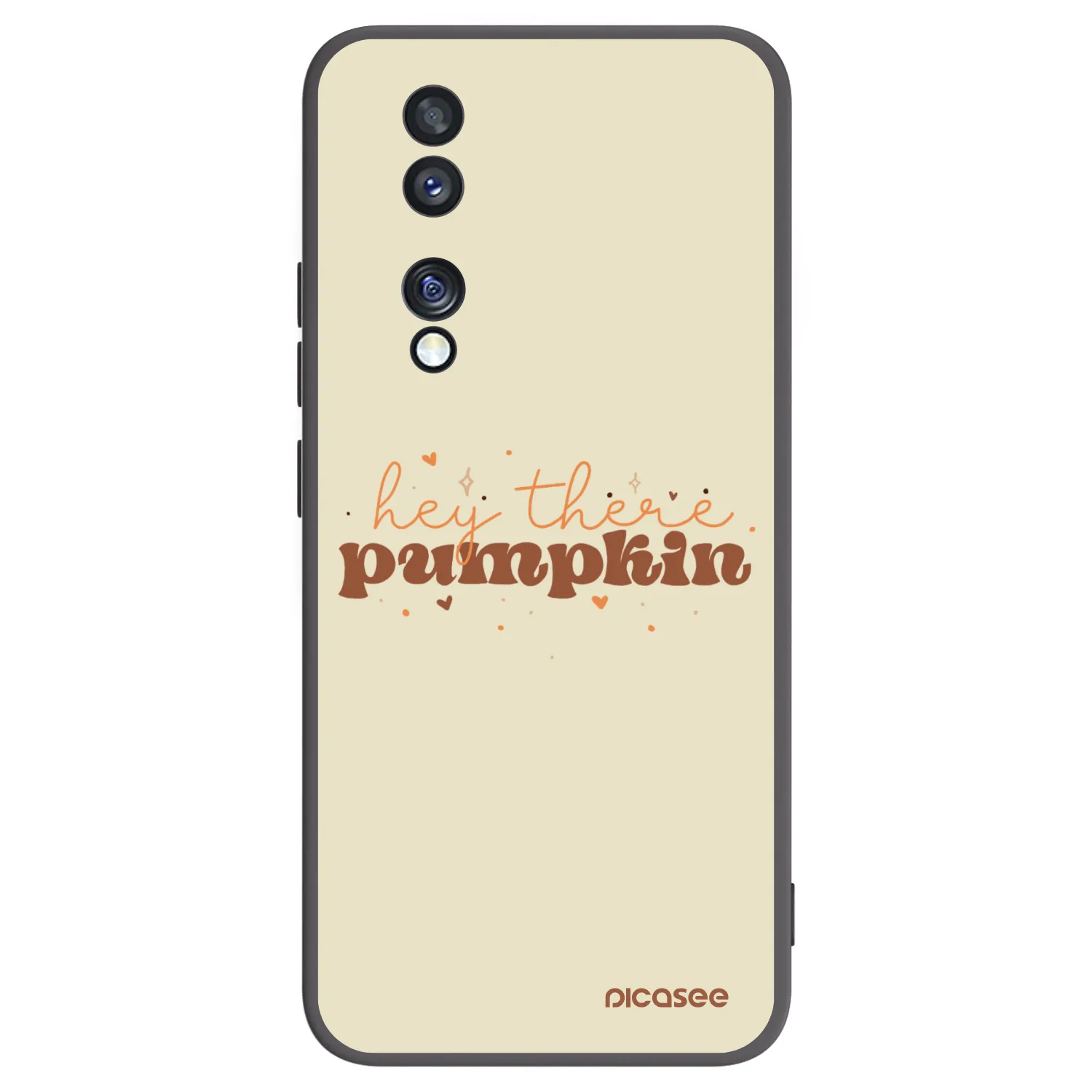 Picasee silikónový čierny obal pre Honor 70 - Hey there pumpkin