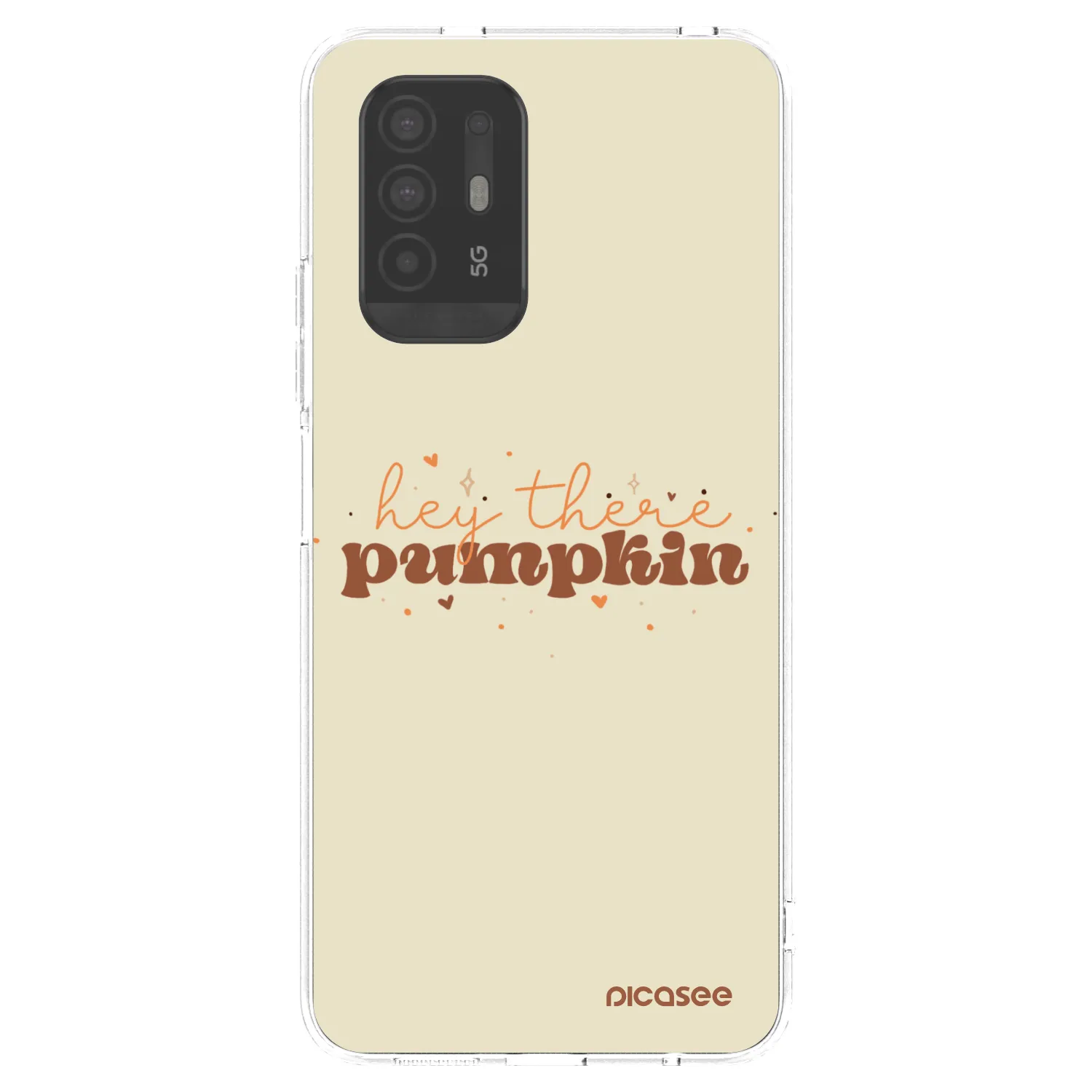 Picasee silikónový prehľadný obal pre OPPO A94 5G - Hey there pumpkin