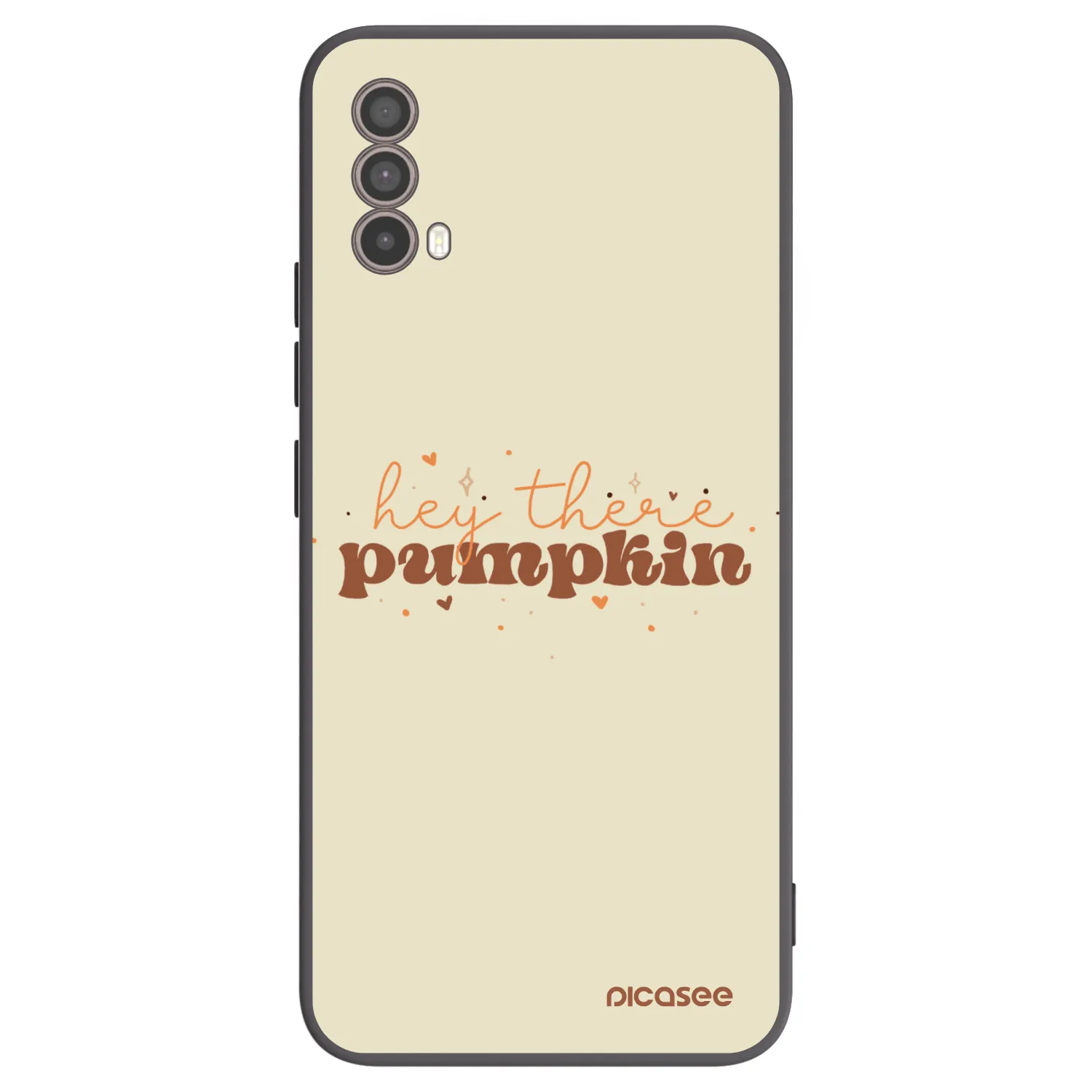 Picasee silikónový čierny obal pre Motorola Moto E40 - Hey there pumpkin