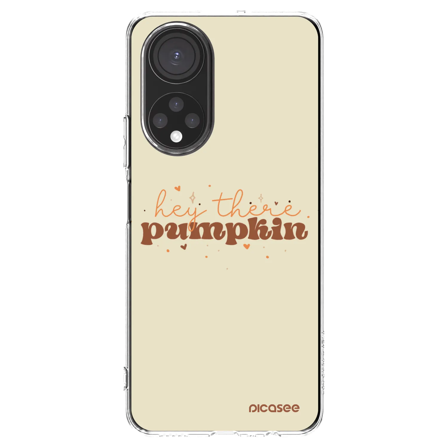 Picasee silikónový prehľadný obal pre Honor X7 - Hey there pumpkin