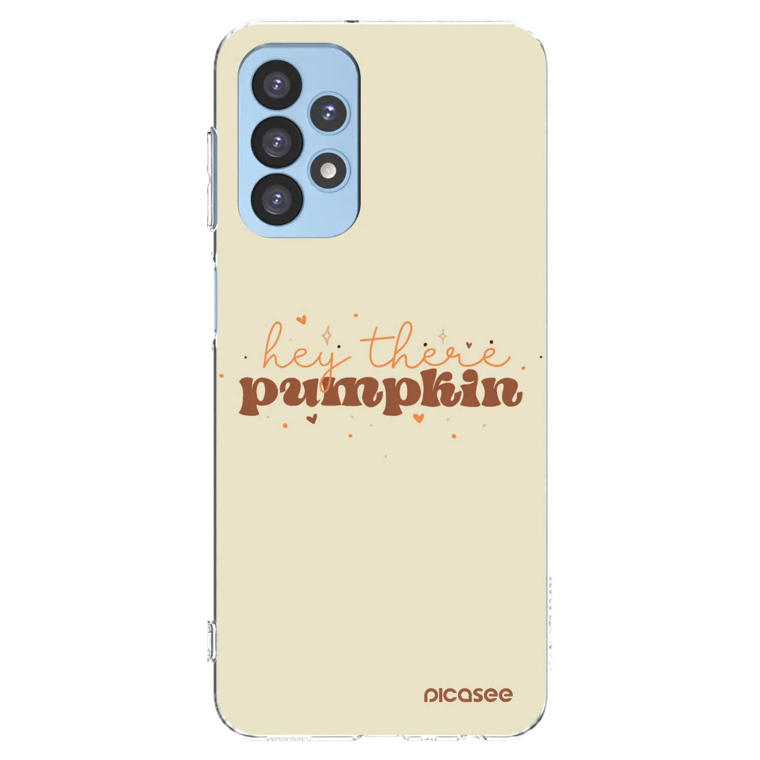 Picasee silikónový prehľadný obal pre Samsung Galaxy A23 A235F 4G - Hey there pumpkin