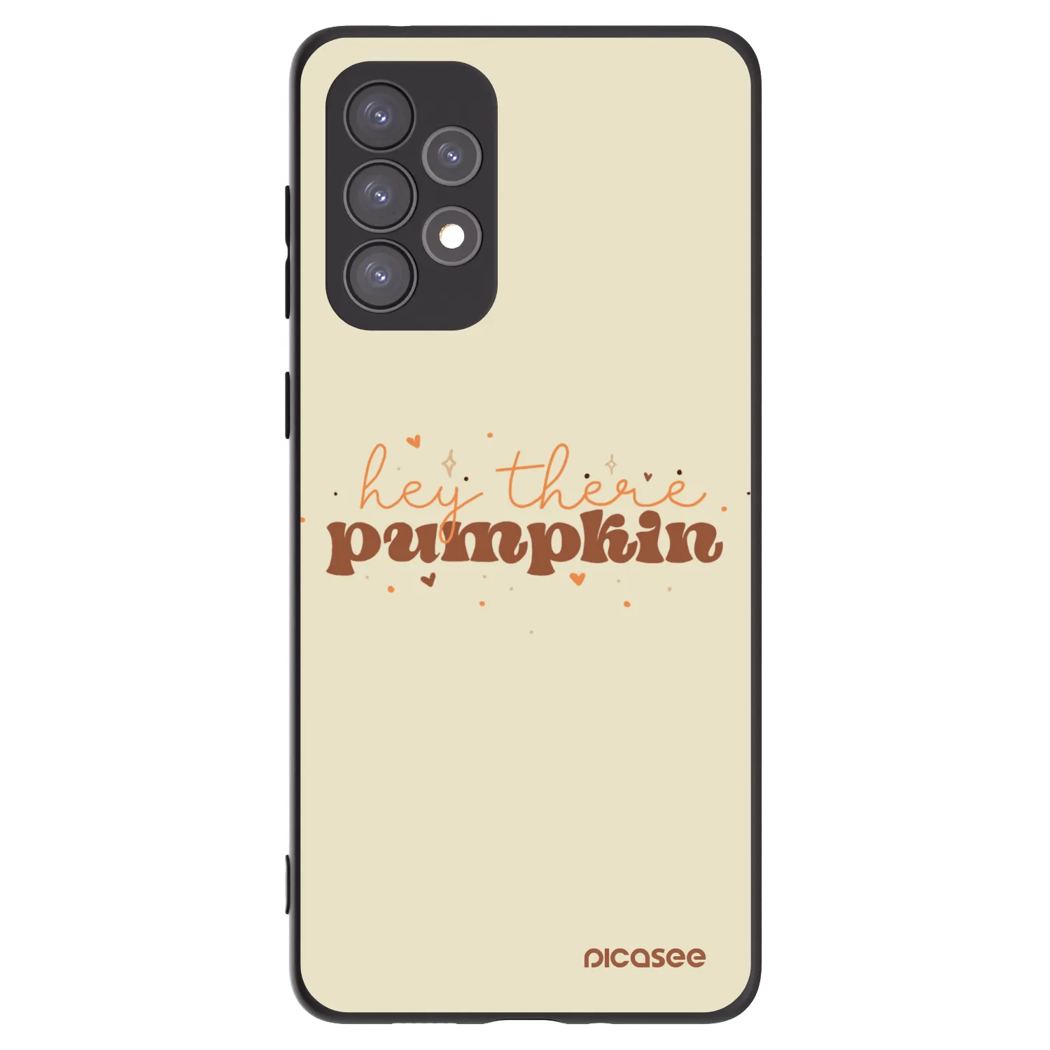Picasee silikónový čierny obal pre Samsung Galaxy A73 5G - Hey there pumpkin