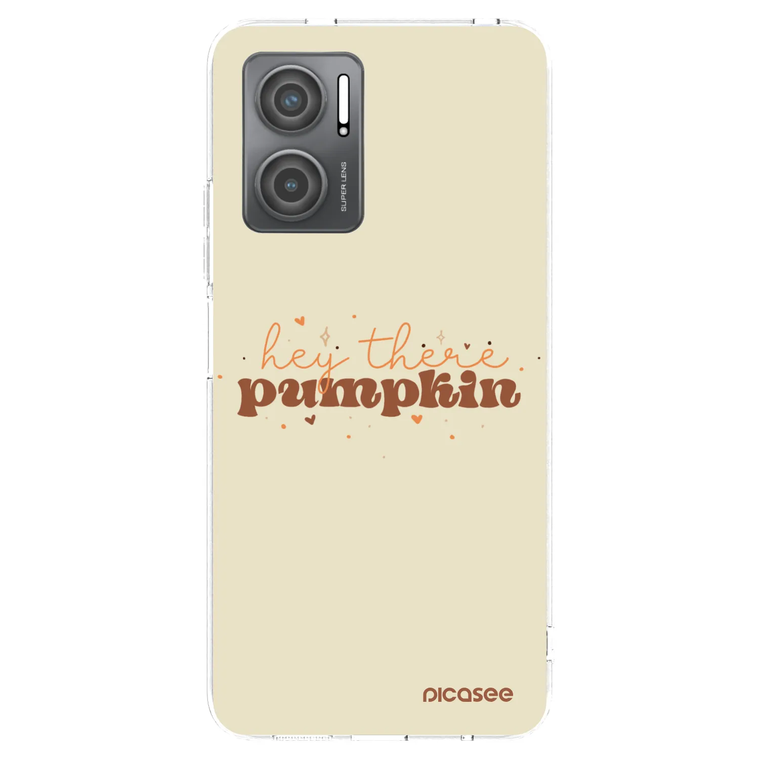 Picasee silikónový prehľadný obal pre Xiaomi Redmi 10 5G - Hey there pumpkin