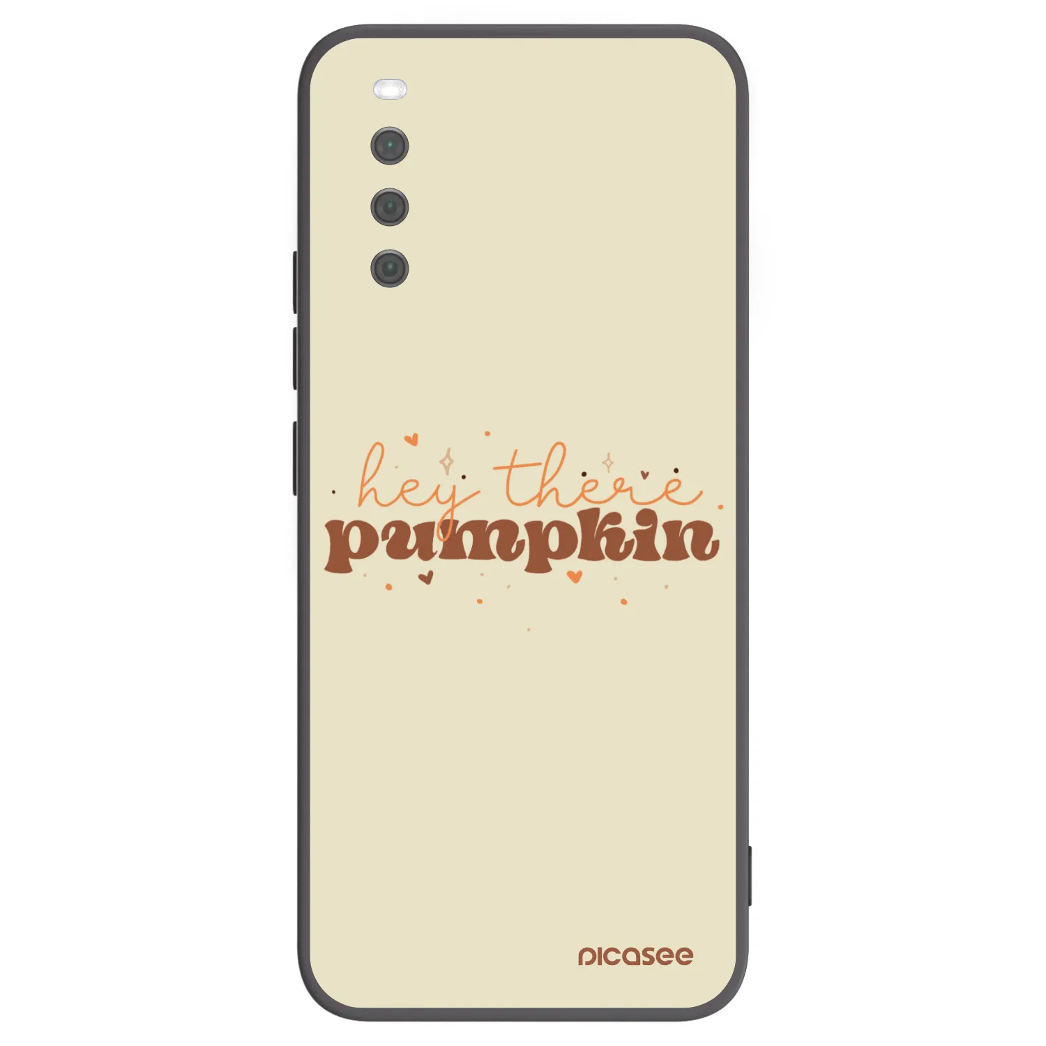 Picasee silikónový čierny obal pre Sony Xperia 10 III - Hey there pumpkin