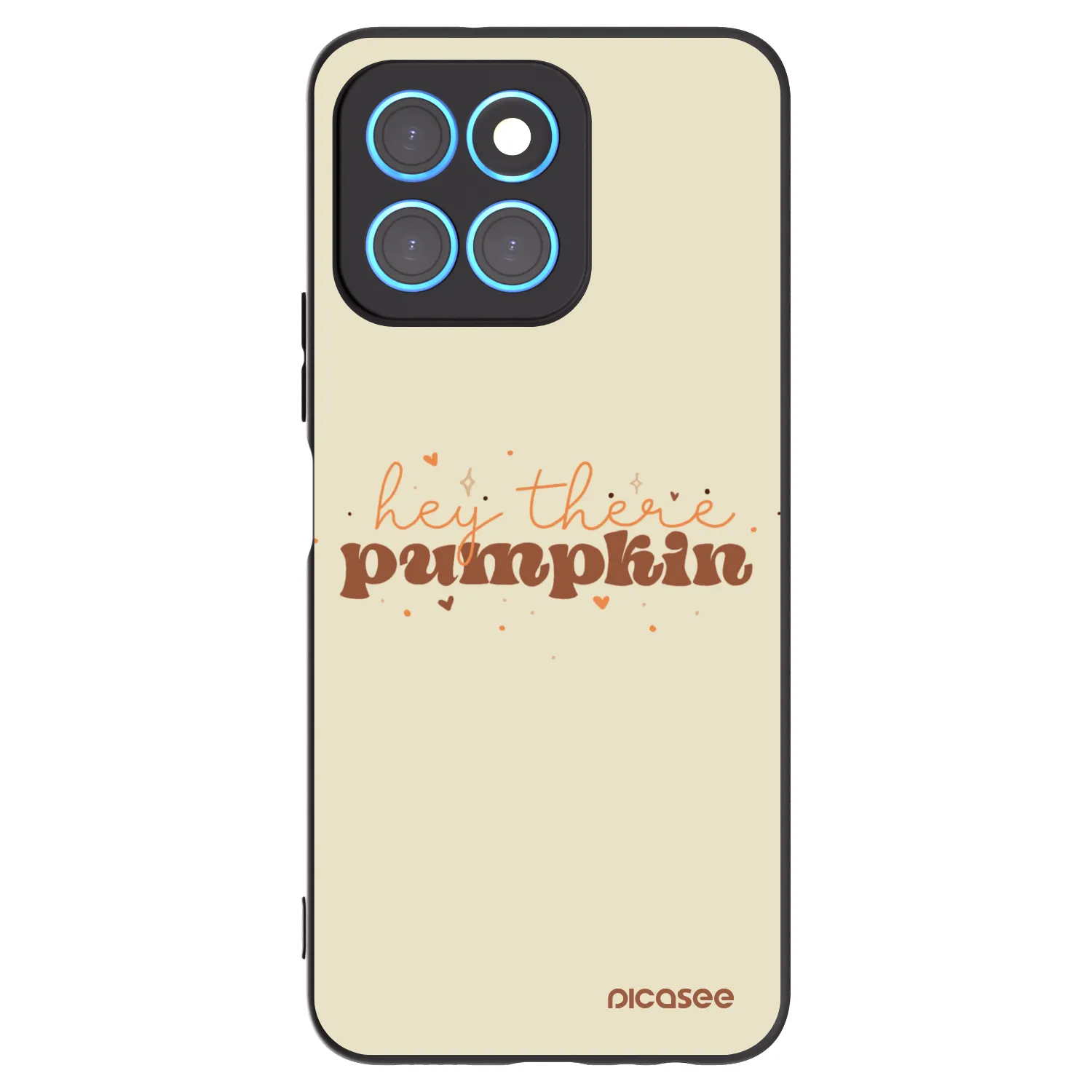 Picasee silikónový čierny obal pre Honor X6 - Hey there pumpkin