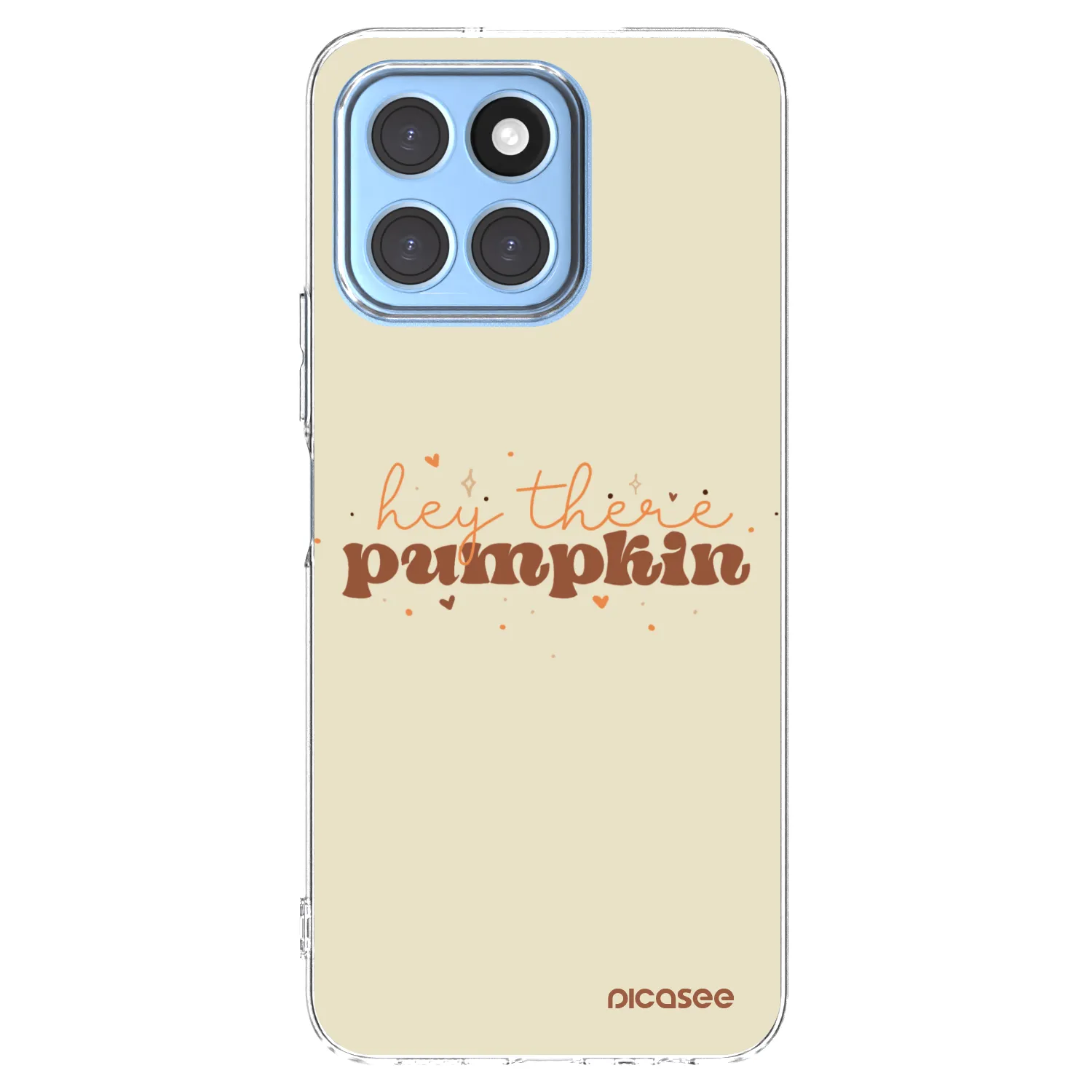 Picasee silikónový prehľadný obal pre Honor X6 - Hey there pumpkin