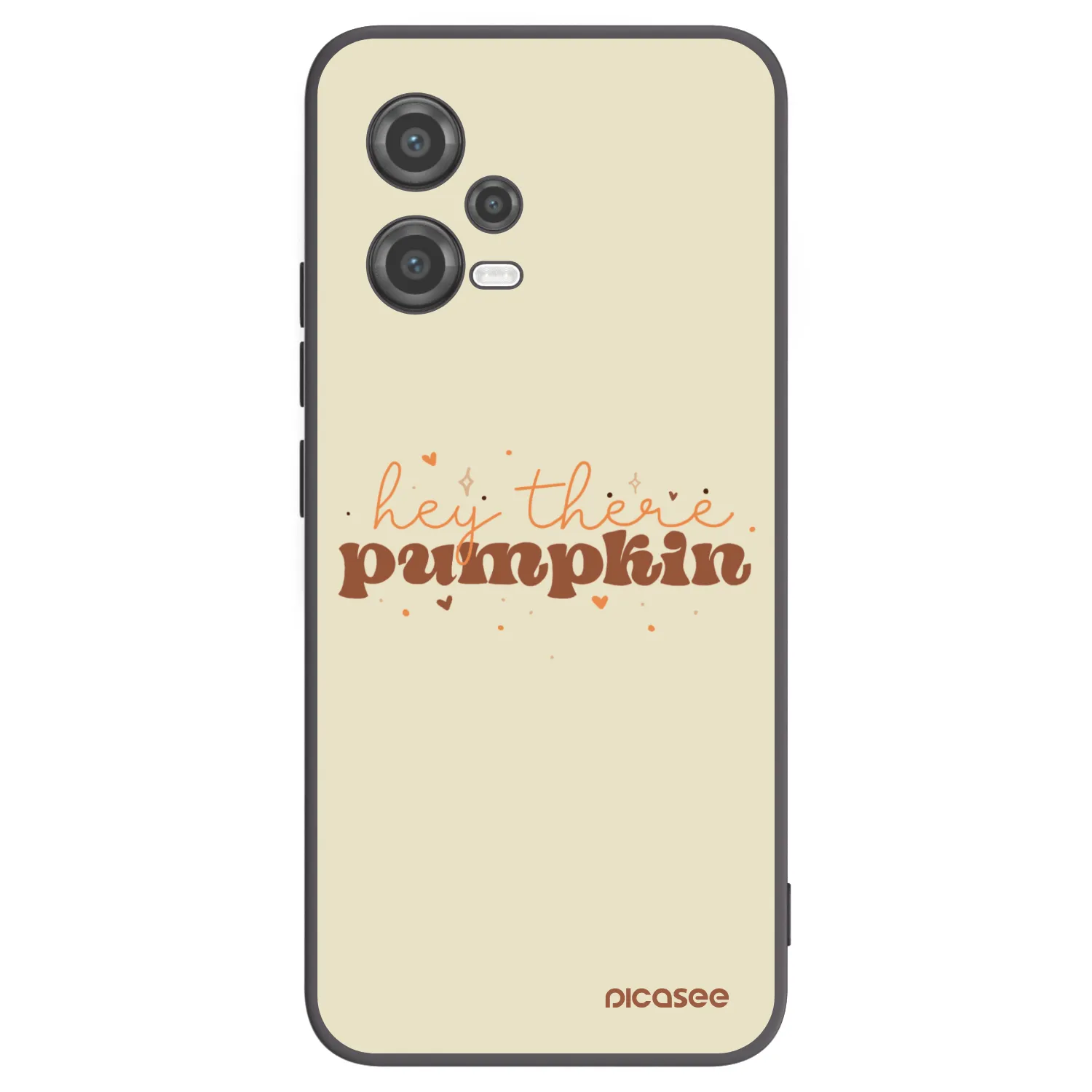 Picasee silikónový čierny obal pre Xiaomi Poco X5 - Hey there pumpkin