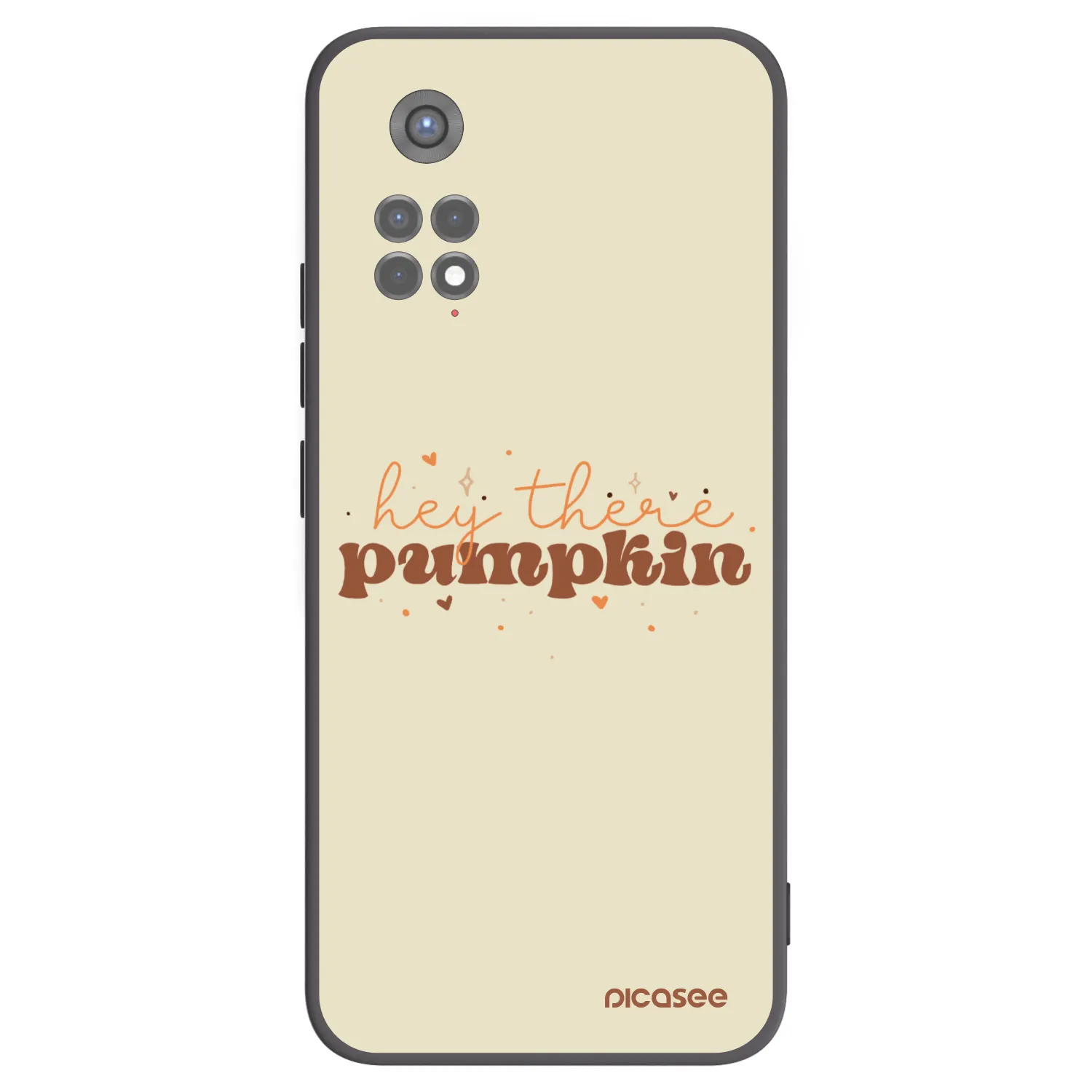 Picasee silikónový čierny obal pre Xiaomi Redmi Note 11S 5G - Hey there pumpkin