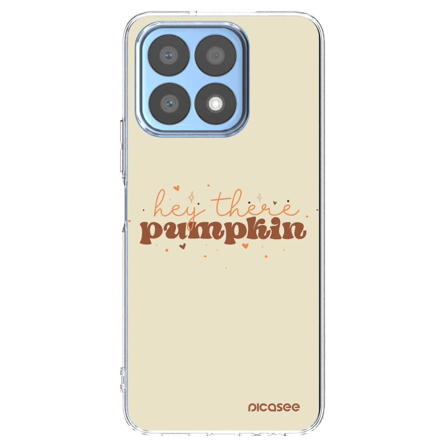 Picasee silikónový prehľadný obal pre Honor X8a - Hey there pumpkin