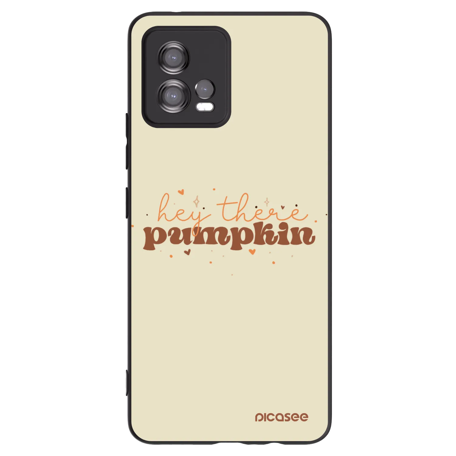 Picasee silikónový čierny obal pre Motorola Moto G72 - Hey there pumpkin