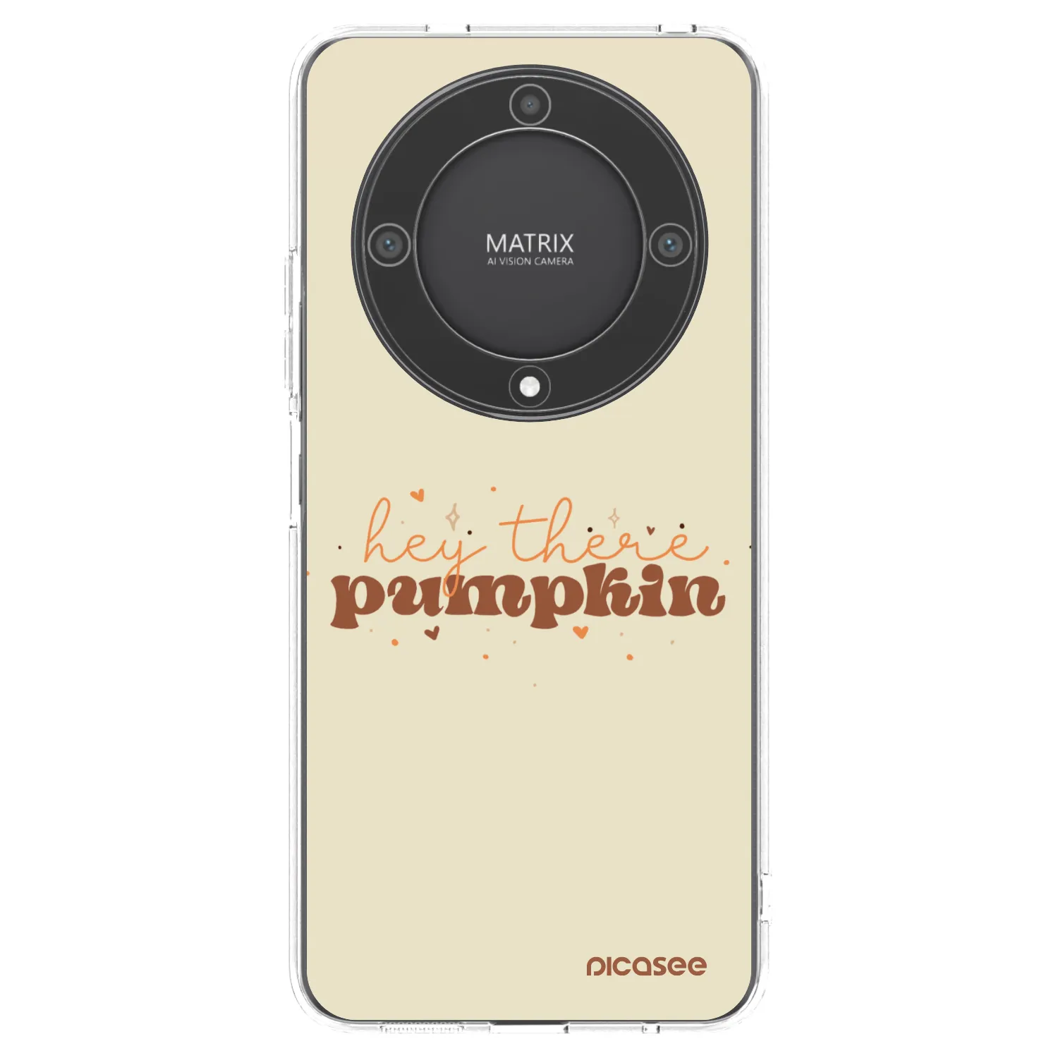Picasee silikónový prehľadný obal pre Honor Magic5 Lite 5G - Hey there pumpkin