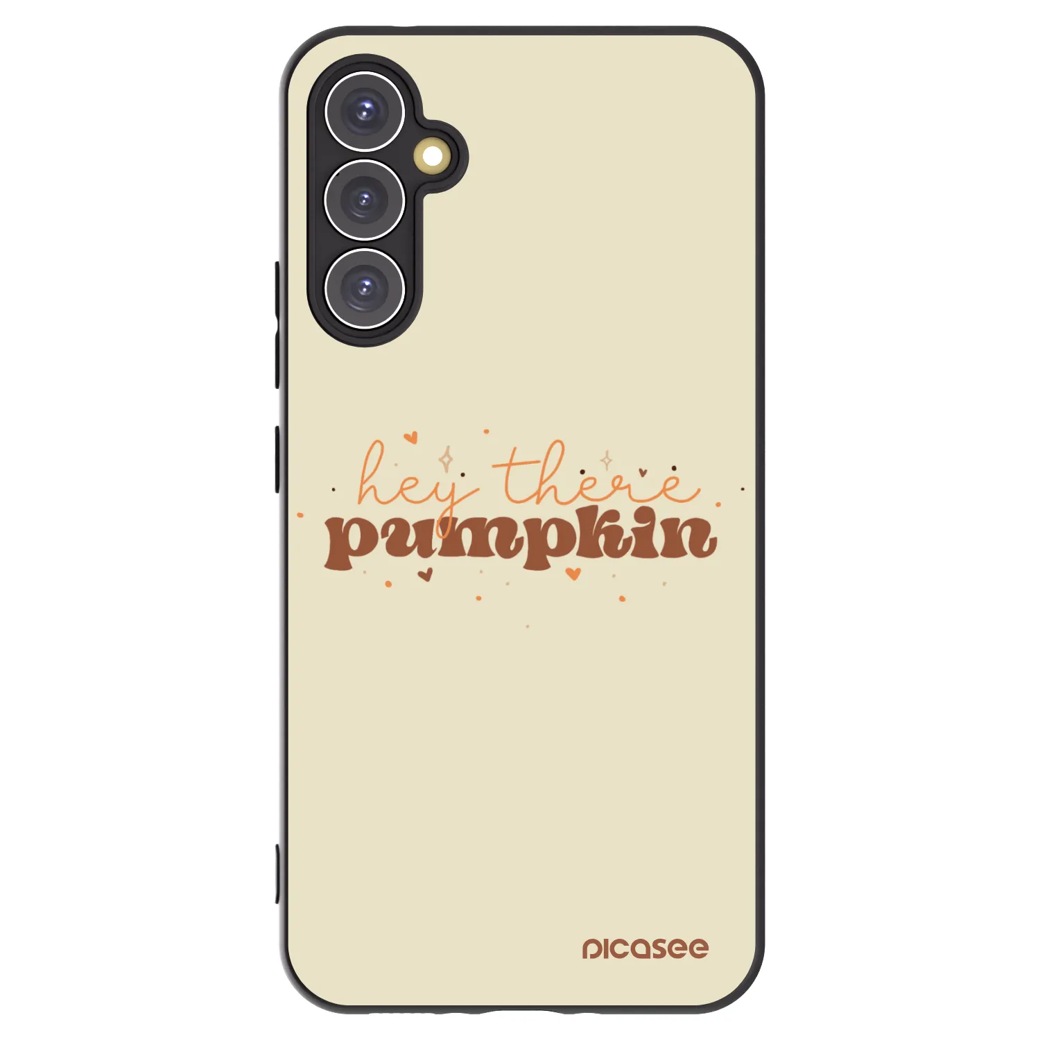 Picasee silikónový čierny obal pre Samsung Galaxy A34 5G A346B - Hey there pumpkin