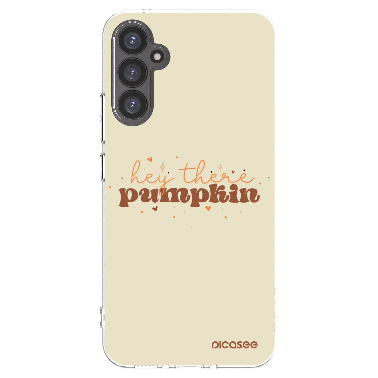 Picasee silikónový prehľadný obal pre Samsung Galaxy A34 5G A346B - Hey there pumpkin