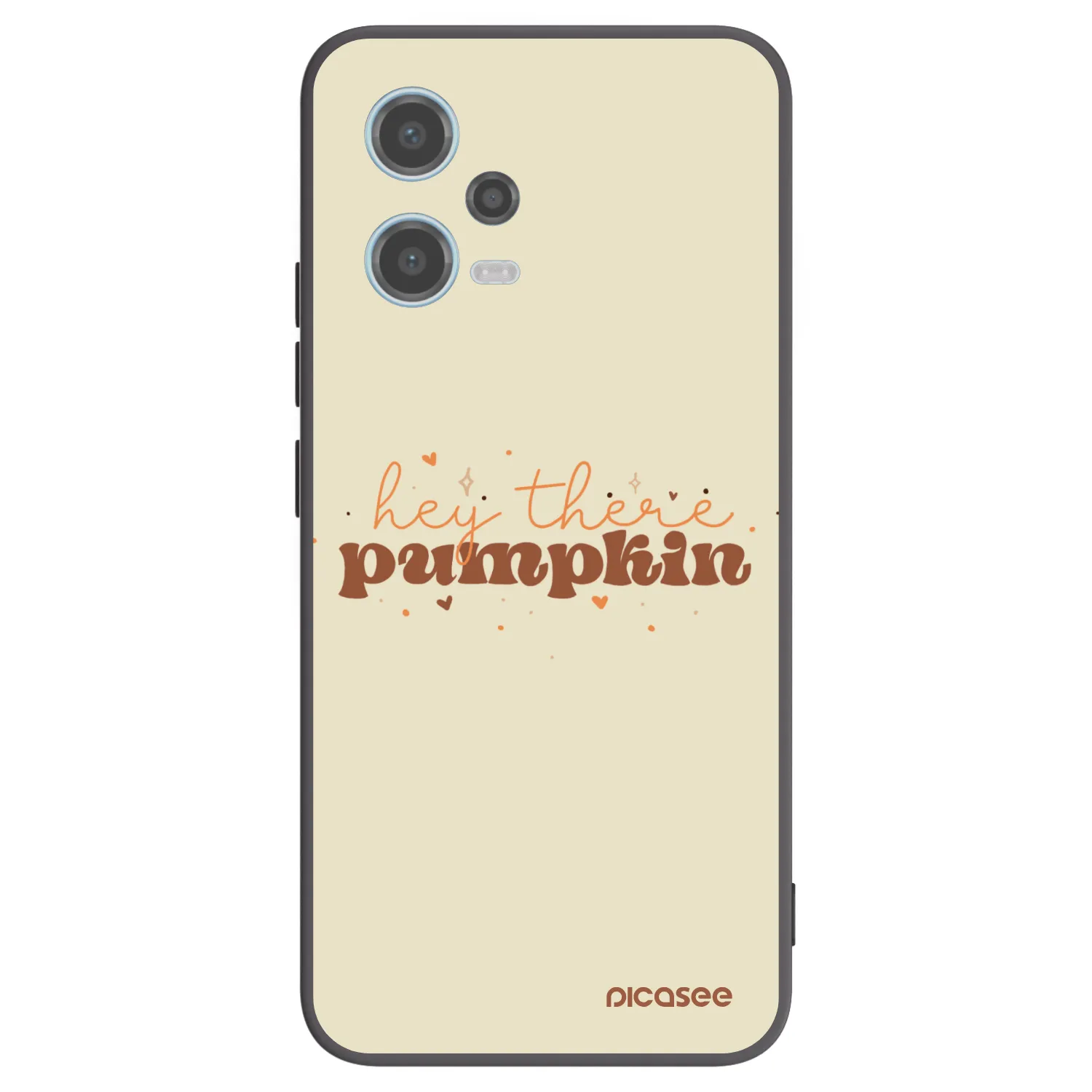 Picasee silikónový čierny obal pre Xiaomi Redmi Note 12 5G - Hey there pumpkin