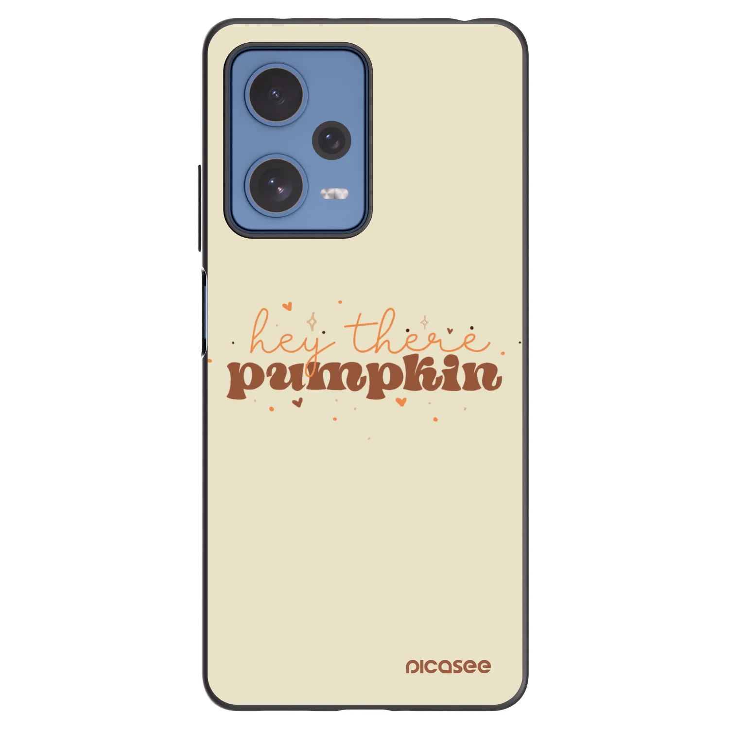 Picasee silikónový čierny obal pre Xiaomi Redmi Note 12 Pro 5G - Hey there pumpkin
