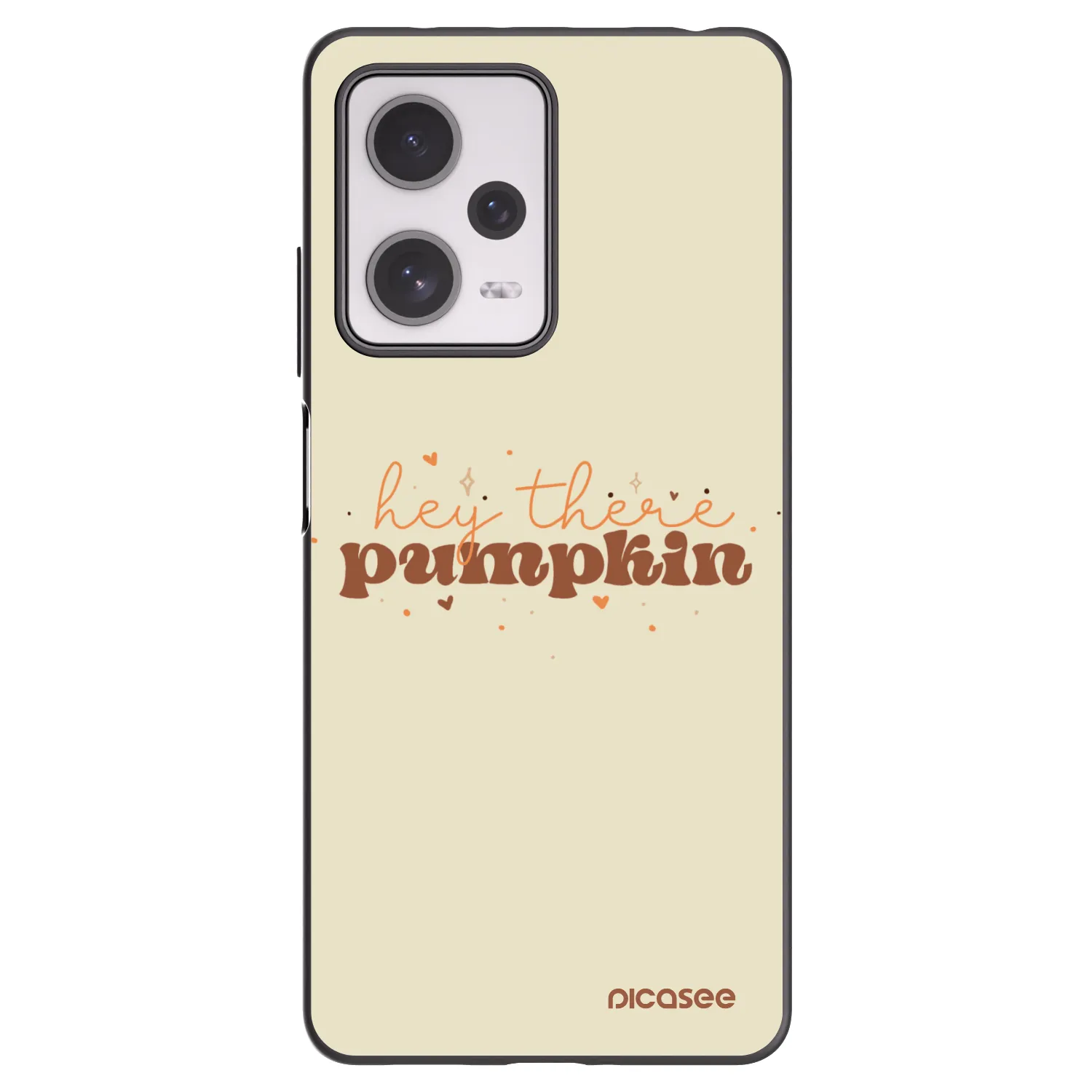Picasee silikónový čierny obal pre Xiaomi Redmi Note 12 Pro+ 5G - Hey there pumpkin