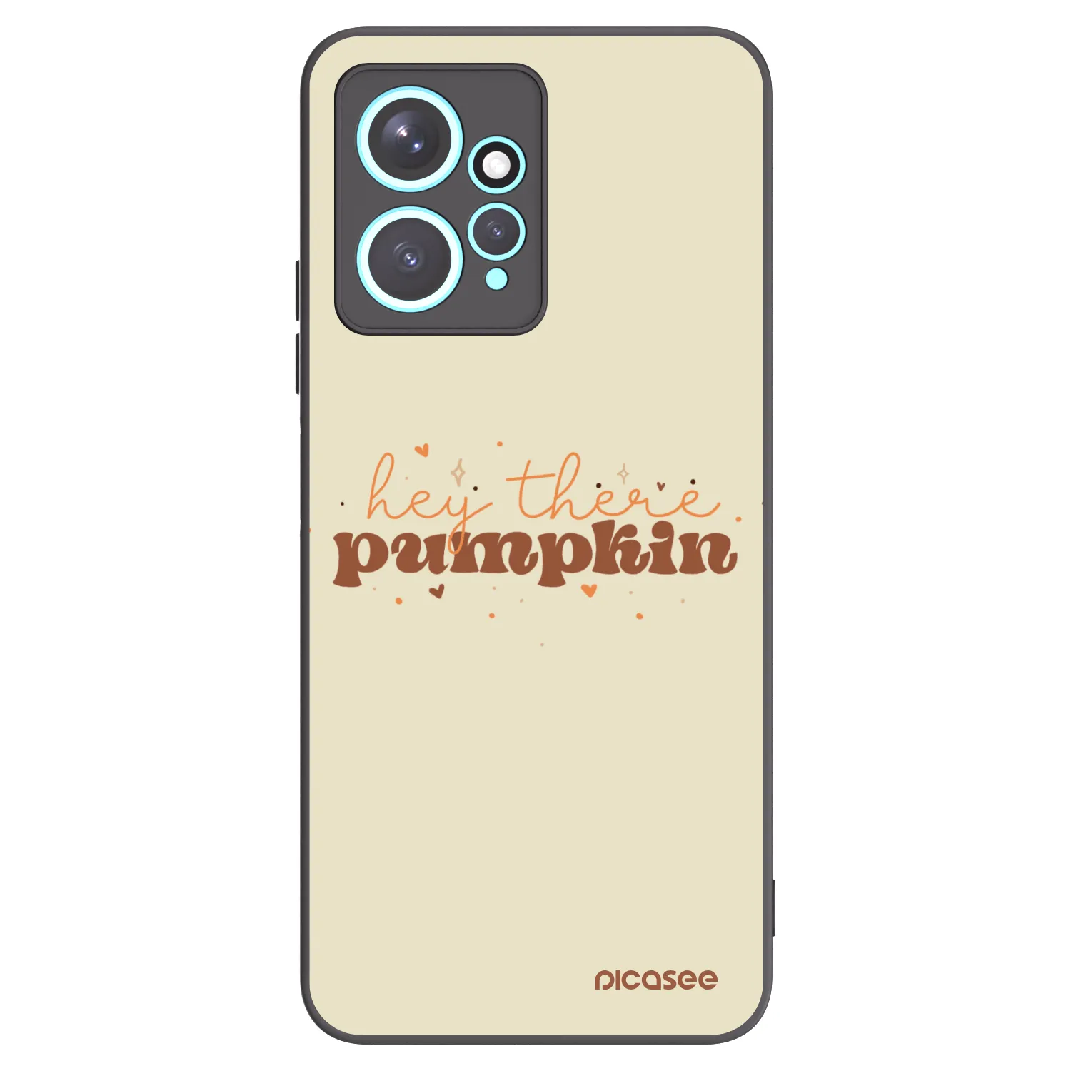 Picasee silikónový čierny obal pre Xiaomi Redmi Note 12 4G - Hey there pumpkin