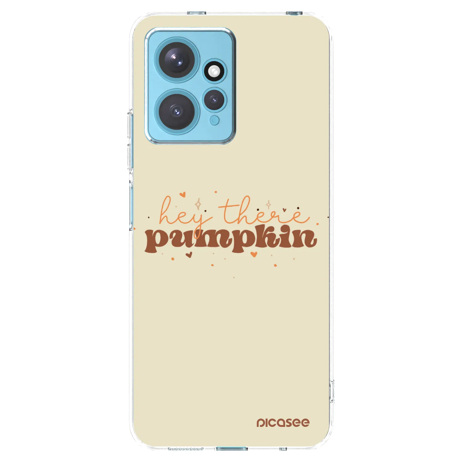 Picasee silikónový prehľadný obal pre Xiaomi Redmi Note 12 4G - Hey there pumpkin