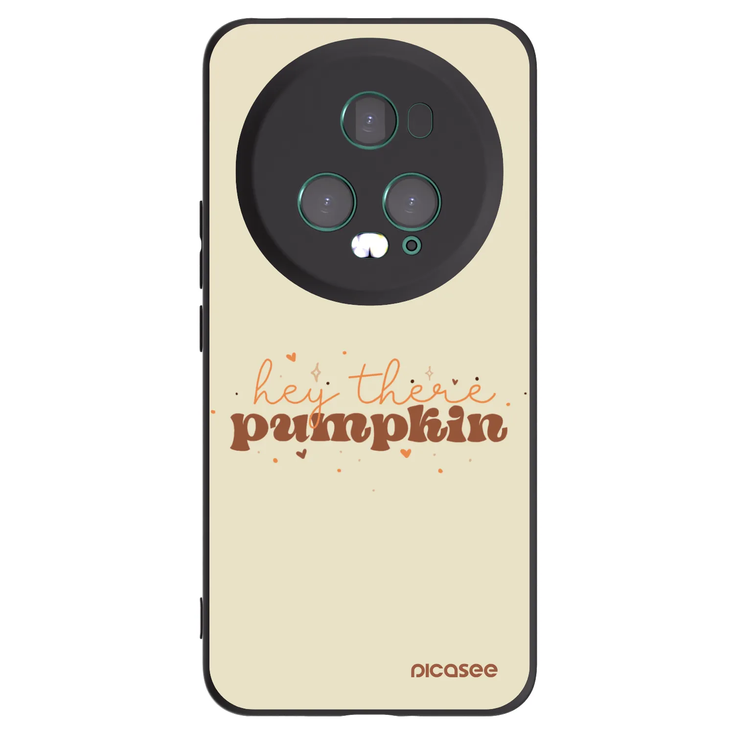 Picasee silikónový čierny obal pre Honor Magic5 Pro - Hey there pumpkin