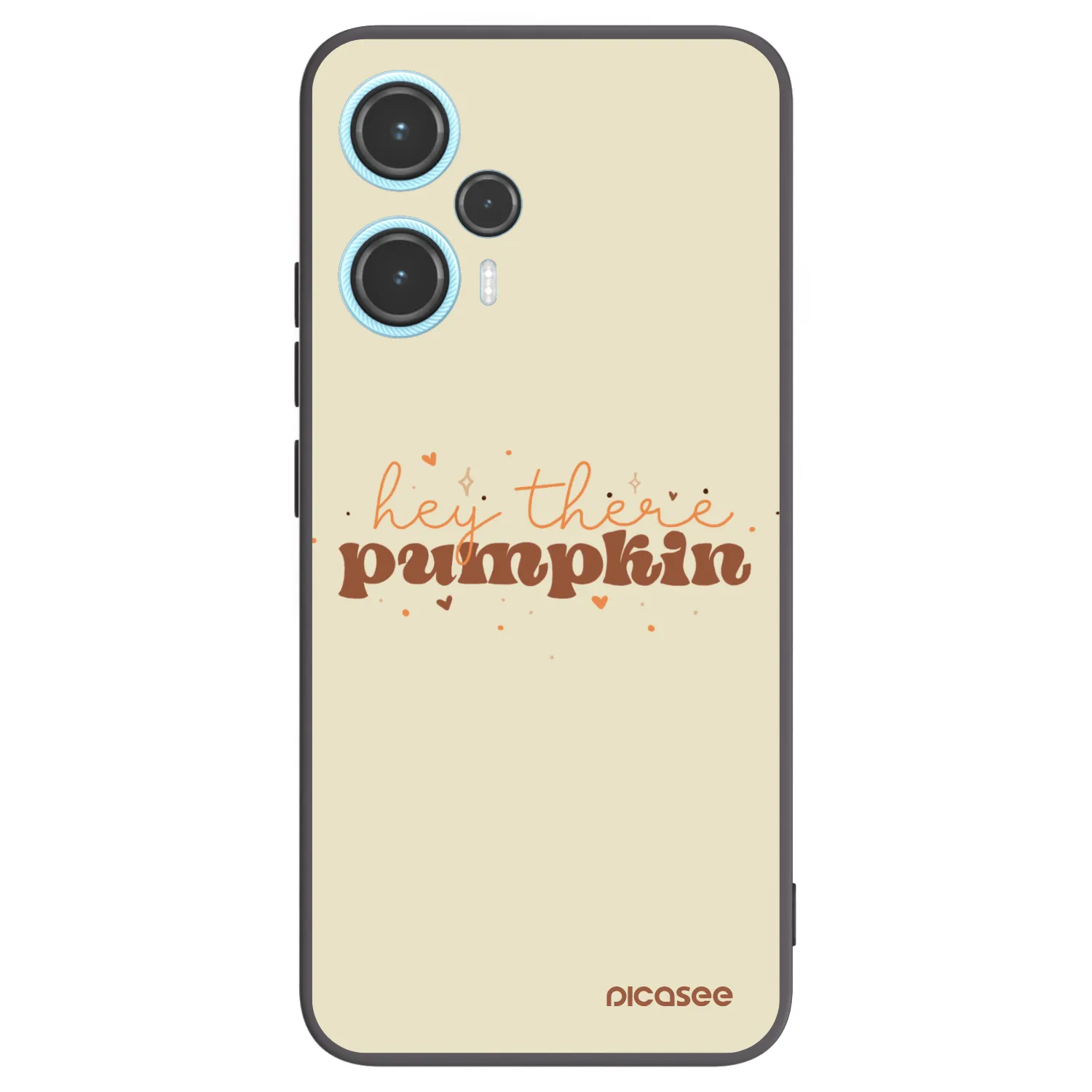 Picasee silikónový čierny obal pre Xiaomi Poco F5 - Hey there pumpkin