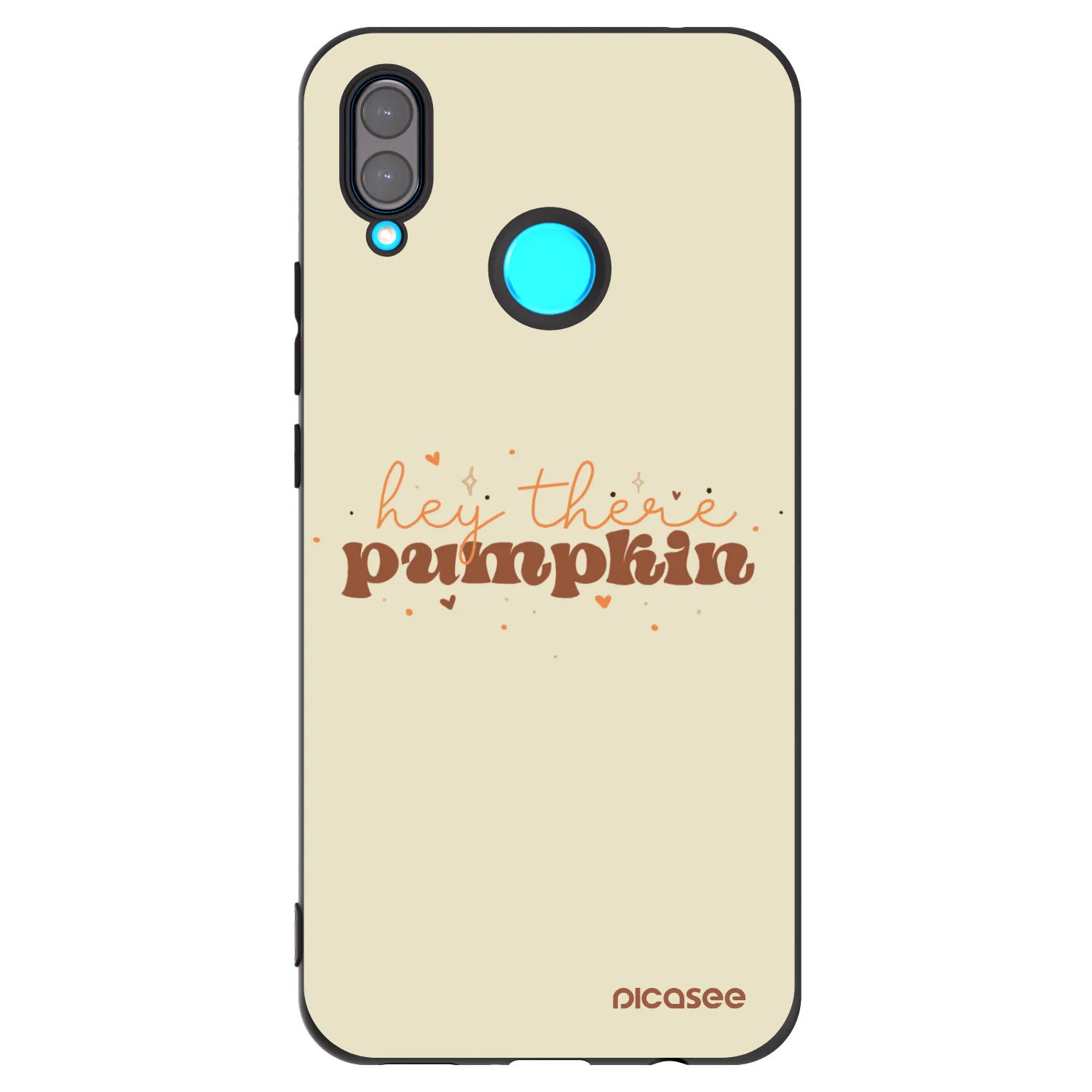 Picasee silikónový čierny obal pre Huawei Nova 3i - Hey there pumpkin