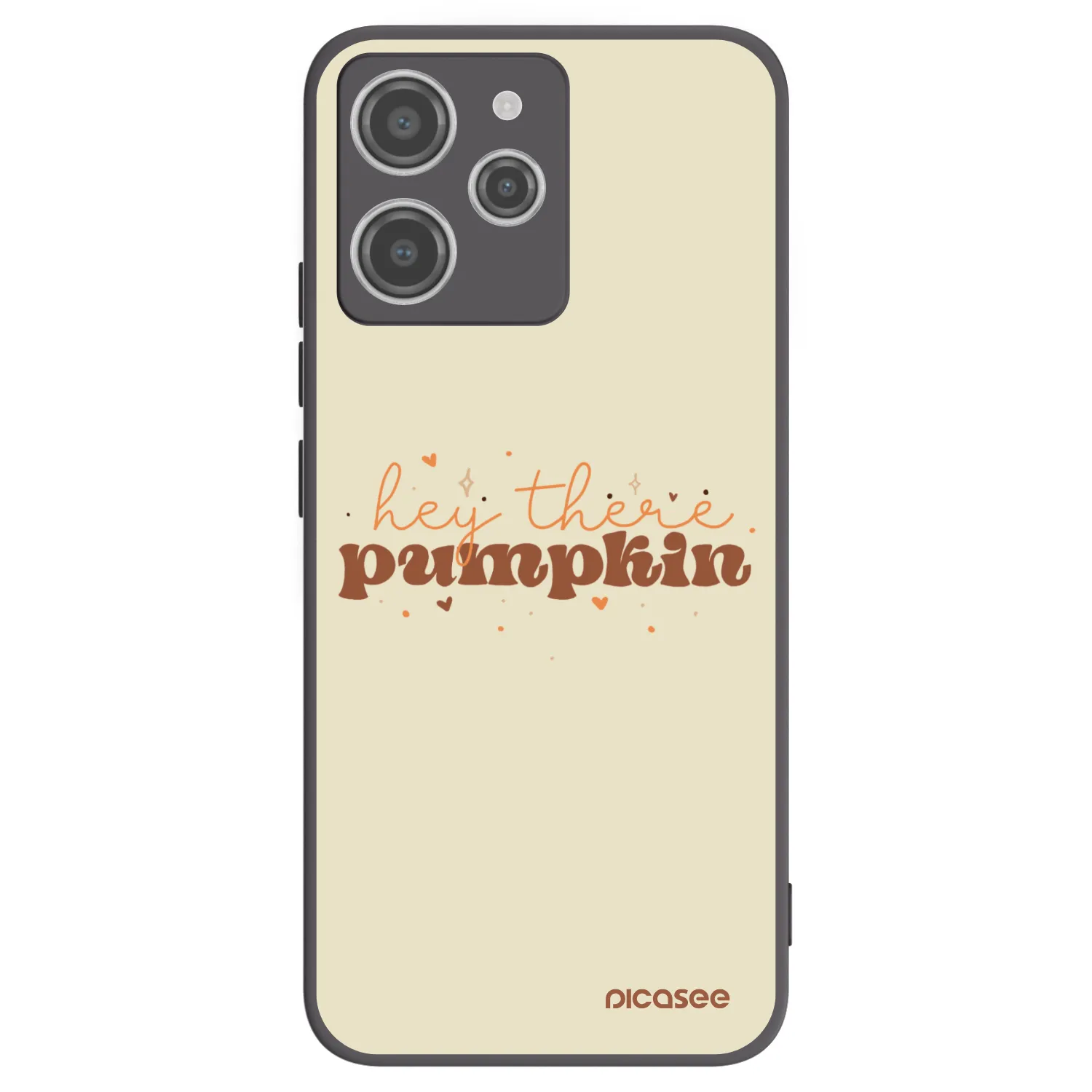 Picasee silikónový čierny obal pre Xiaomi Redmi 12 4G - Hey there pumpkin