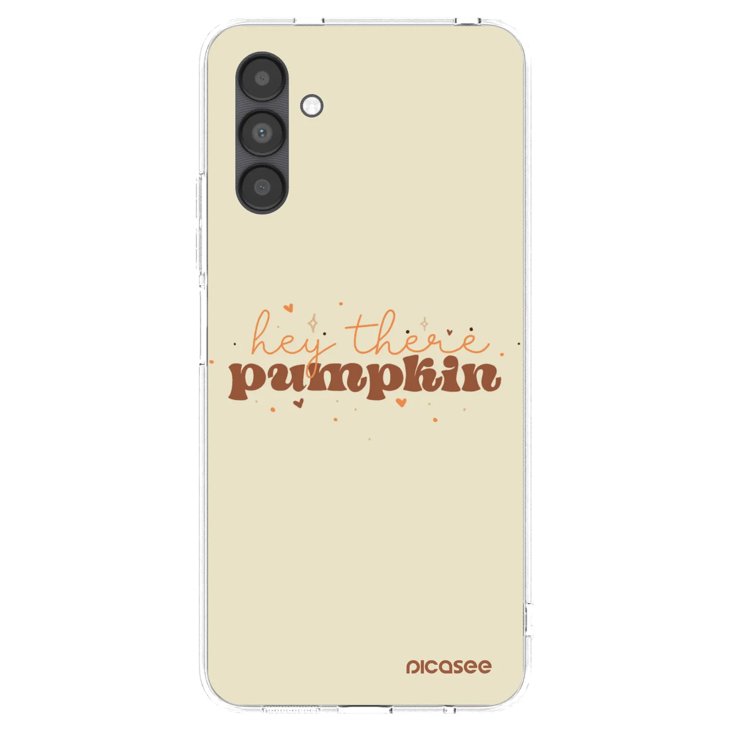 Picasee silikónový prehľadný obal pre Samsung Galaxy A04s A047F - Hey there pumpkin